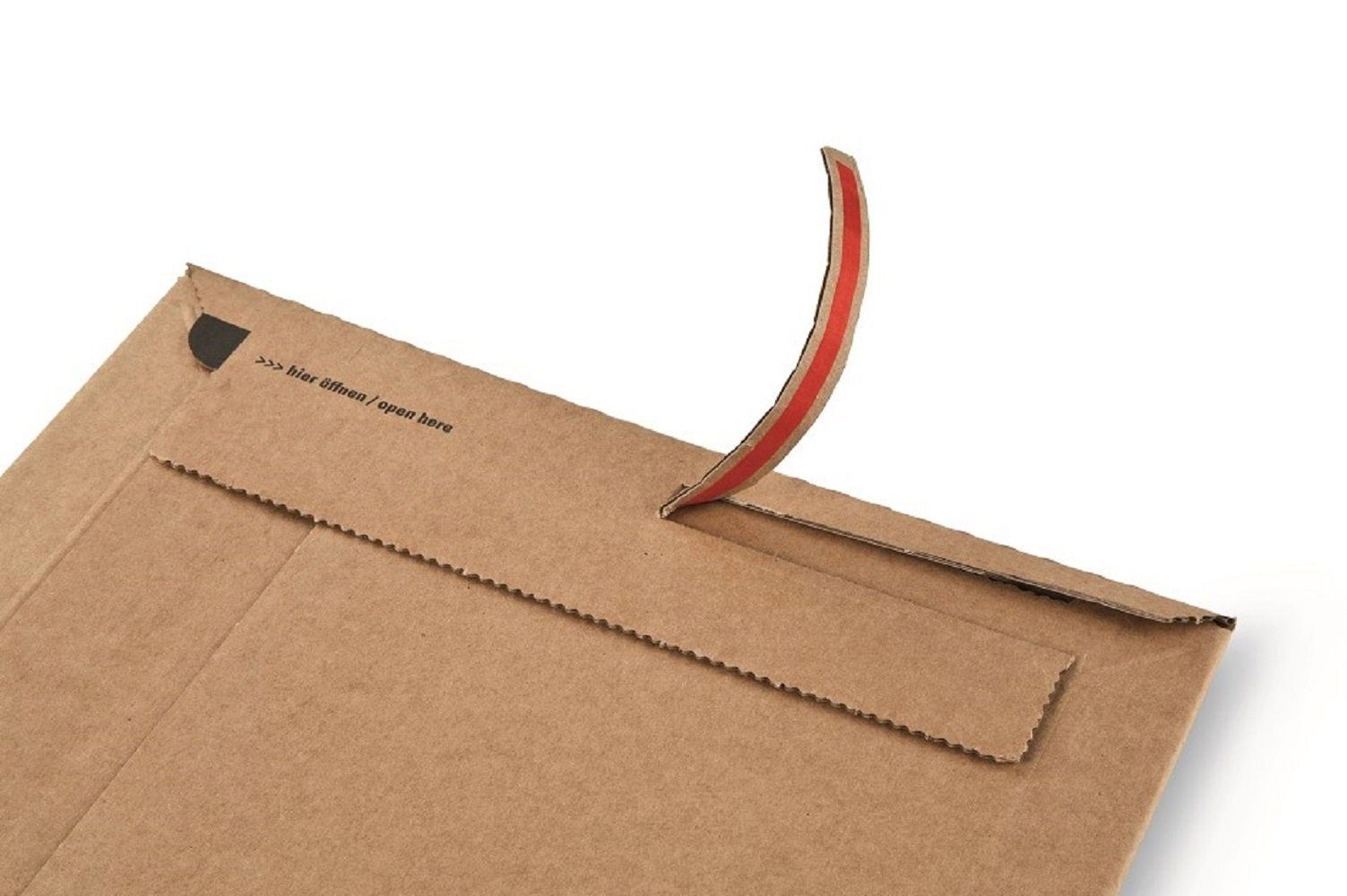 COLOMPAC Versandtasche 20 Versandtaschen CP010.01 aus Wellpappe - 16,7x26,8cm – Bild 3 von 3