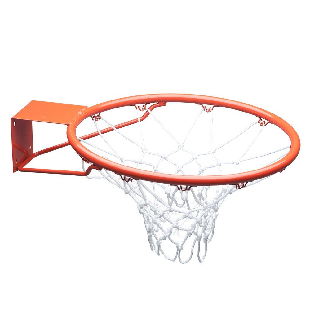 Wickey Basketballkorb für Profi-Training im Garten - Ø45cm Metallring, wetterbeständig (zur Wandmontage, offizielle NBA Abmessungen), Pulverbeschichteter Metallring, Abmessung Ø45 cm