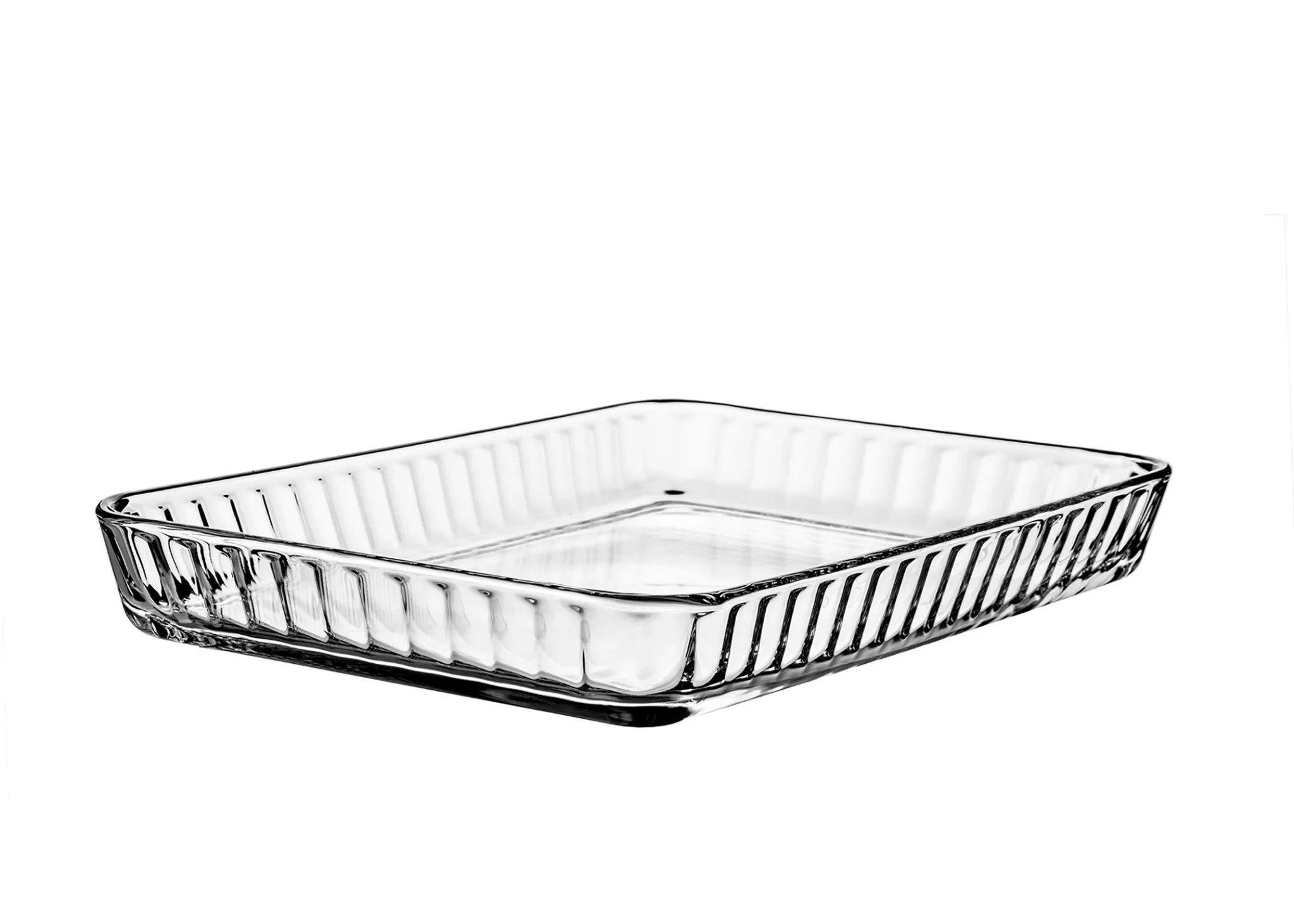 Pasabahce Gläser-Set Pasabahce 59204 Borcam Auflaufform und Form rechteckig Glas 40 x 27cm