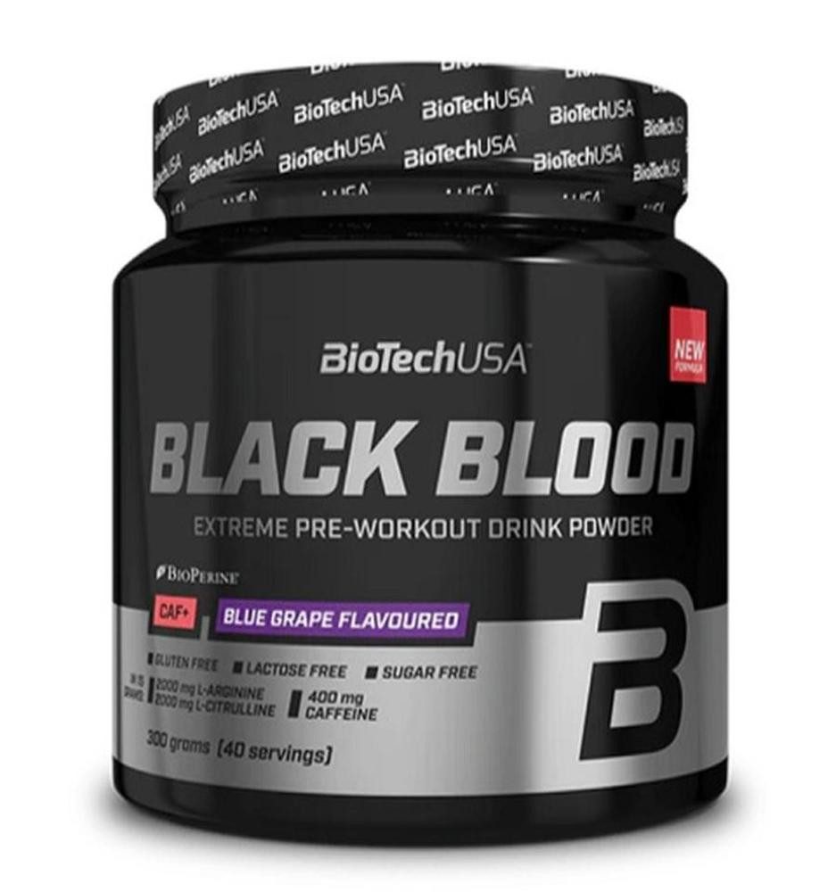 Biotech USA BioTech Black Blood CAF+ 300g (40 Serv) Pulver, 300.0 g