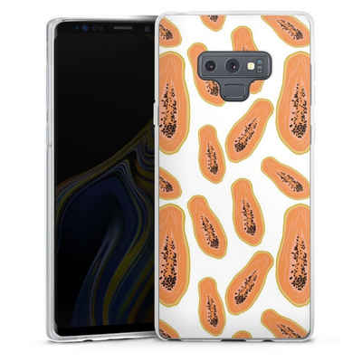 DeinDesign Handyhülle Papaya, Samsung Galaxy Note 9 Silikon Hülle Bumper Case Handy Schutzhülle