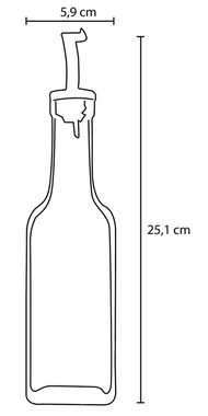 Pasabahce Ölspender Homemade 80350, (Packung, 2-tlg., 2 teilig), Homemade Öl und Essig Spender