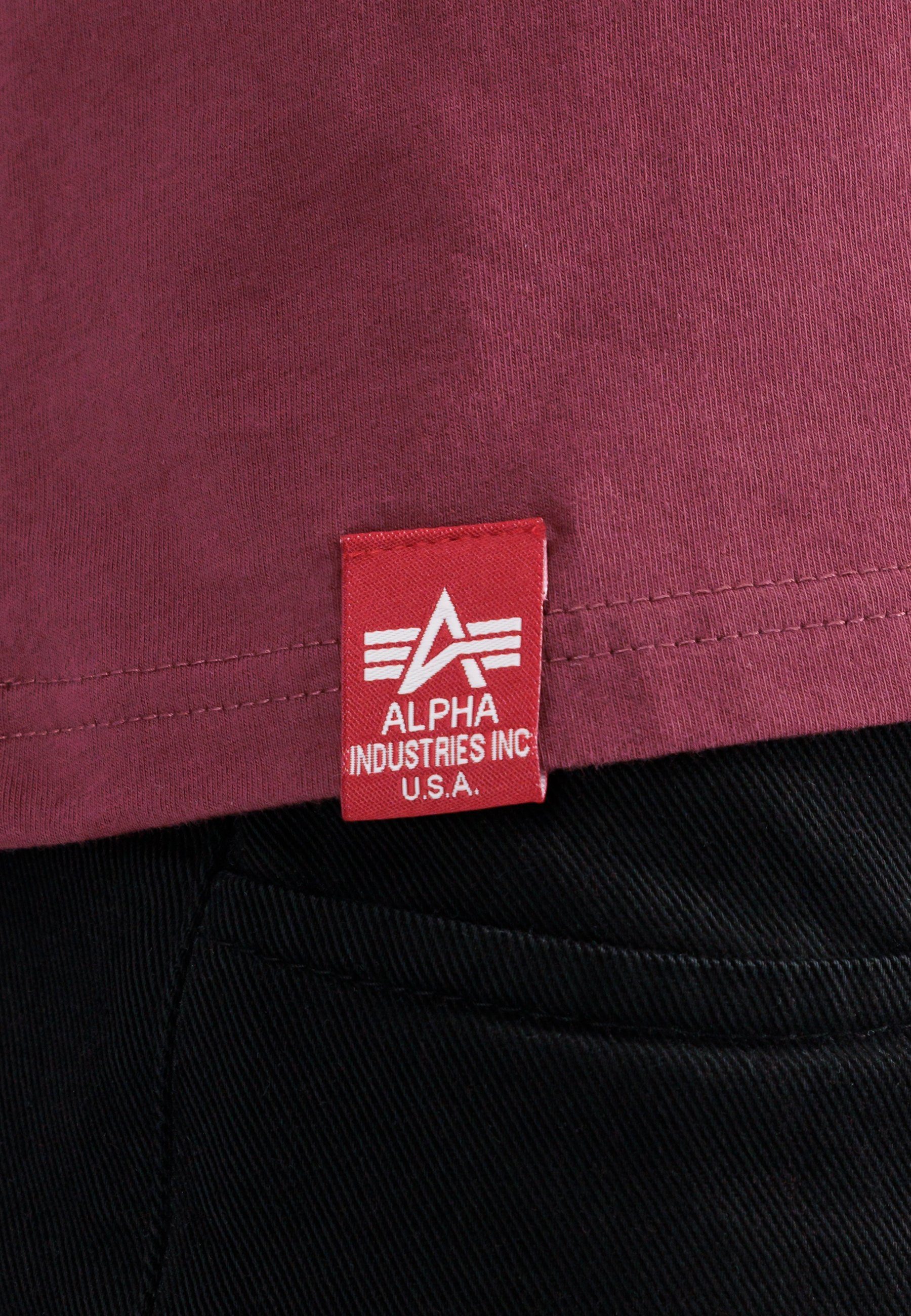 Alpha T-Shirt T-Shirt Dark - Side T-Shirts Industries Alpha burgundy Industries Men