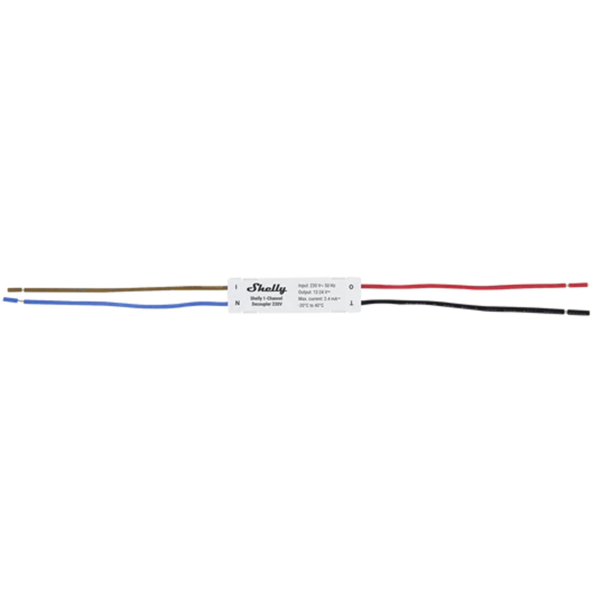 Shelly Raumthermostat Shelly 1-Channel Decoupler 230V, Relais