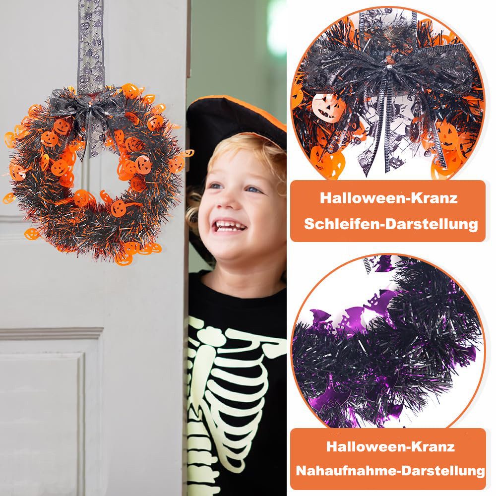 Kaket Dekokranz Halloween Kranz Türdekoration Mit günstig online kaufen