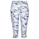 LASCANA ACTIVE Caprileggings White Marble Sporthose mit Mesheinsätzen