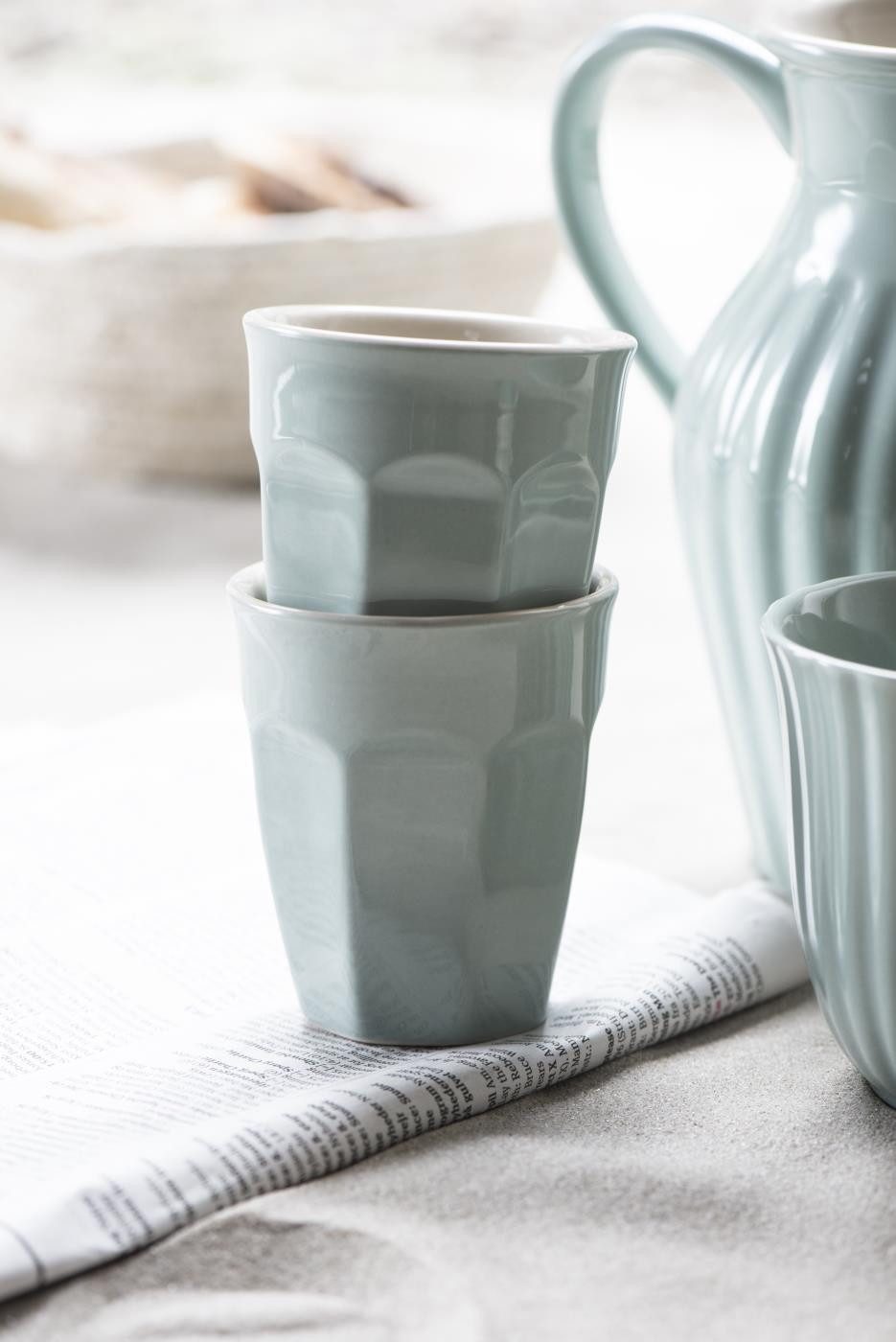 Ib Laursen Tasse Mynte, Steingut, Spülmaschinengeeignet