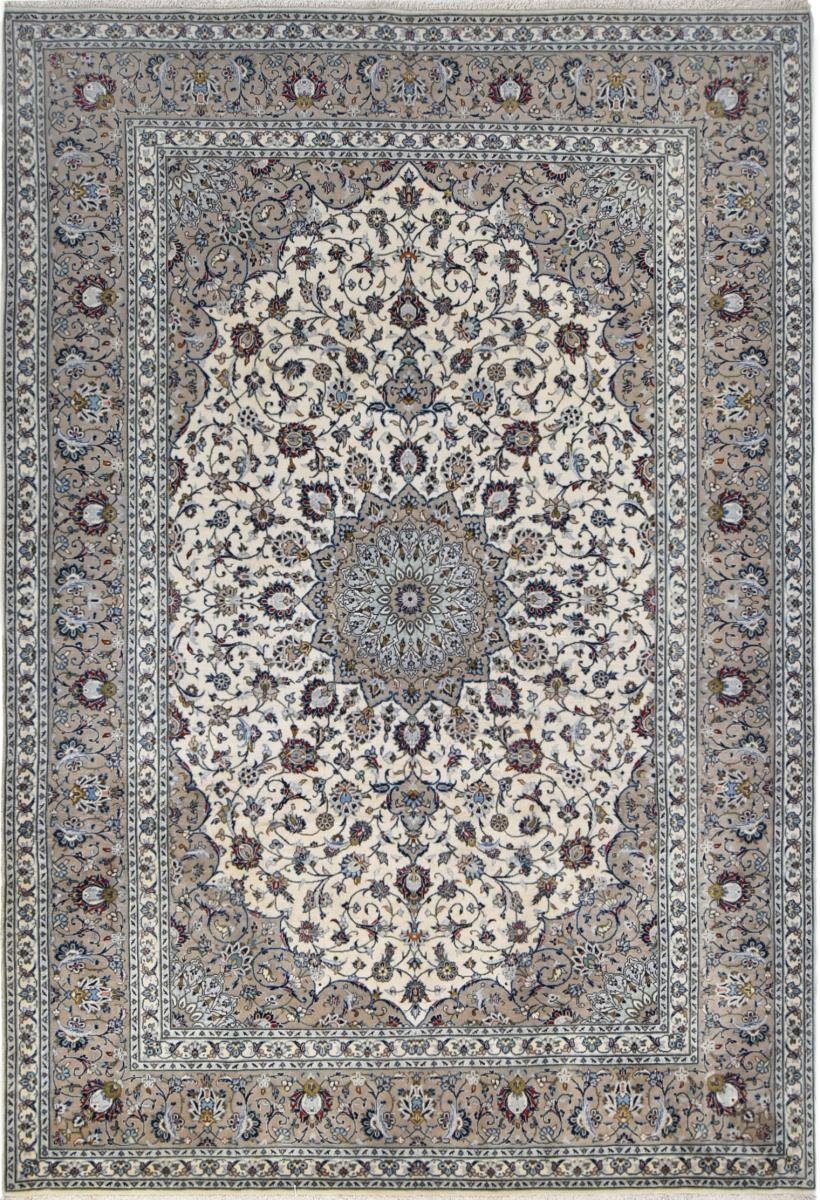 Orientteppich Keshan 241x353 Handgeknüpfter Orientteppich / Perserteppich, Nain Trading, rechteckig, Höhe: 12 mm