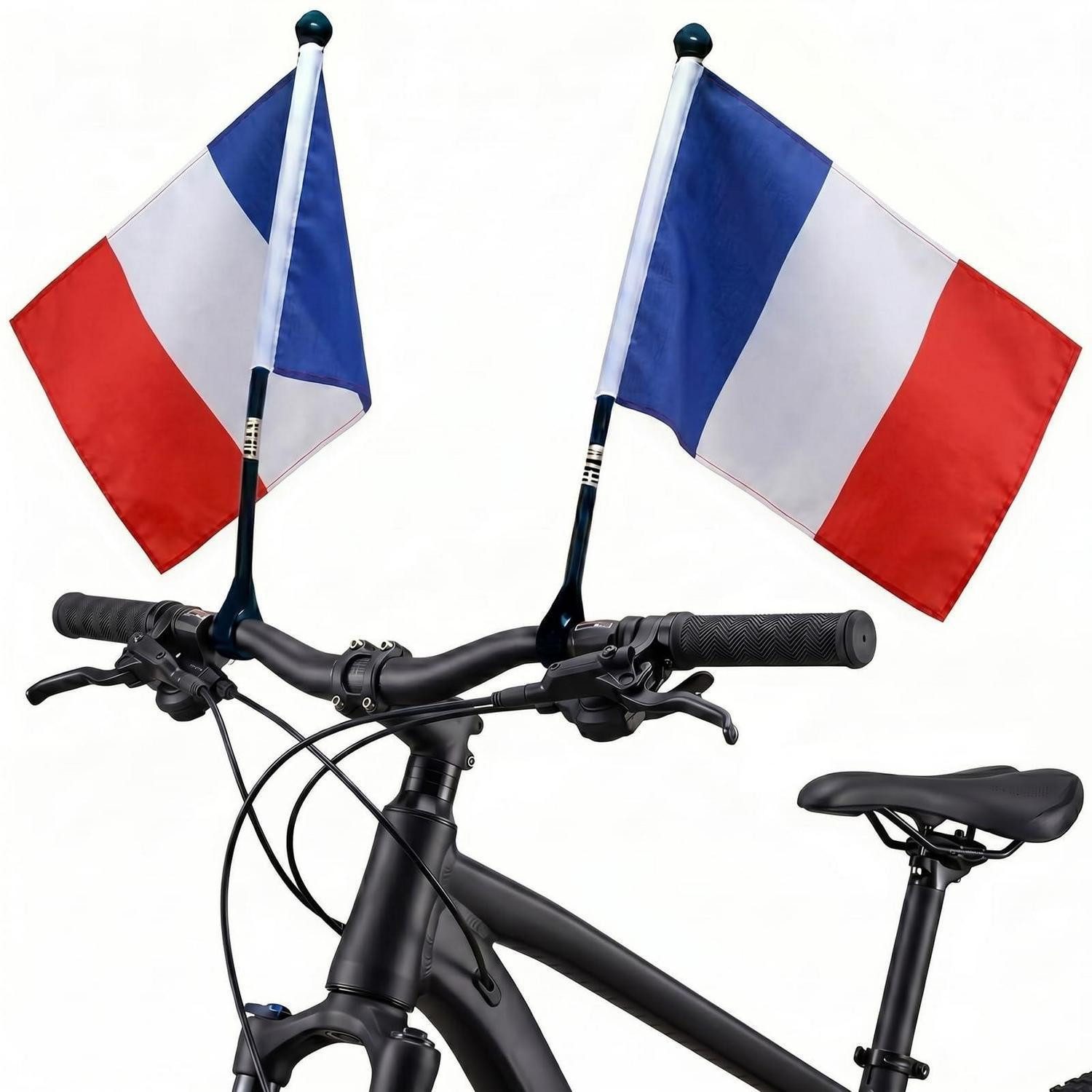LuxusKollektion Fahne Fahrradfahne Frankreich 2er-Set 14x21cm