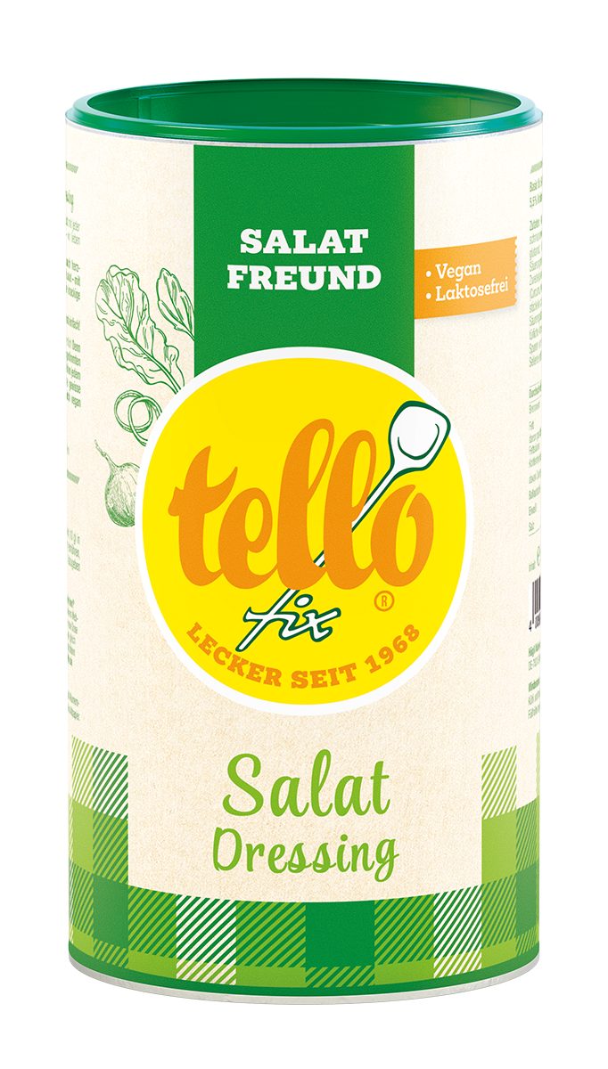 tellofix Gewürz Tellofix Salatfreund Salatdressing 800g, 1 x 800 g, 1 St.