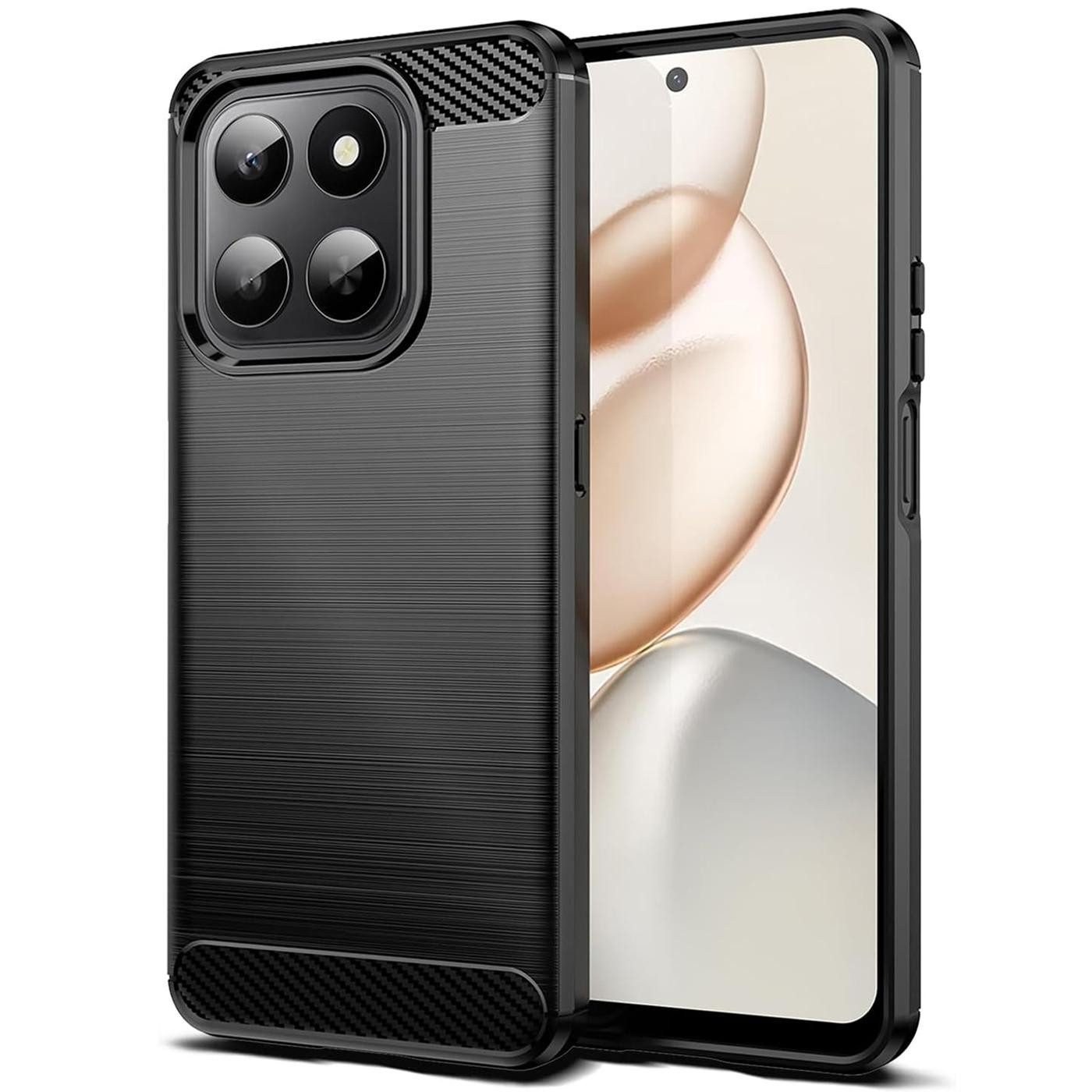 CoolGadget Handyhülle Carbon Handy Hülle für Honor 400 Smart 6,77 Zoll, robuste Telefonhülle Case Schutzhülle für Honor 400 Smart Hülle