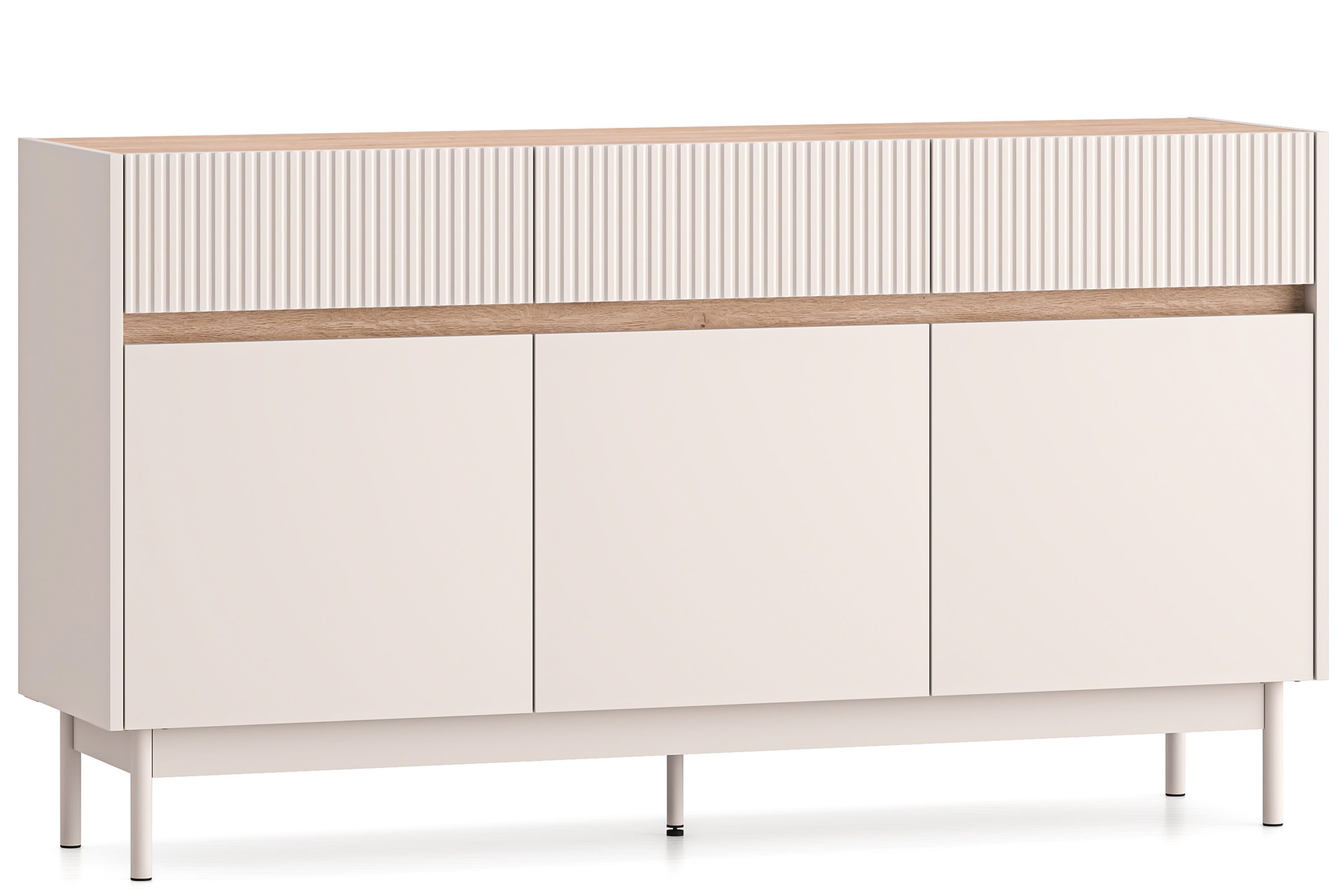 Kombikommode NALIA Sideboard, Türkommode, hergestellt in der EU