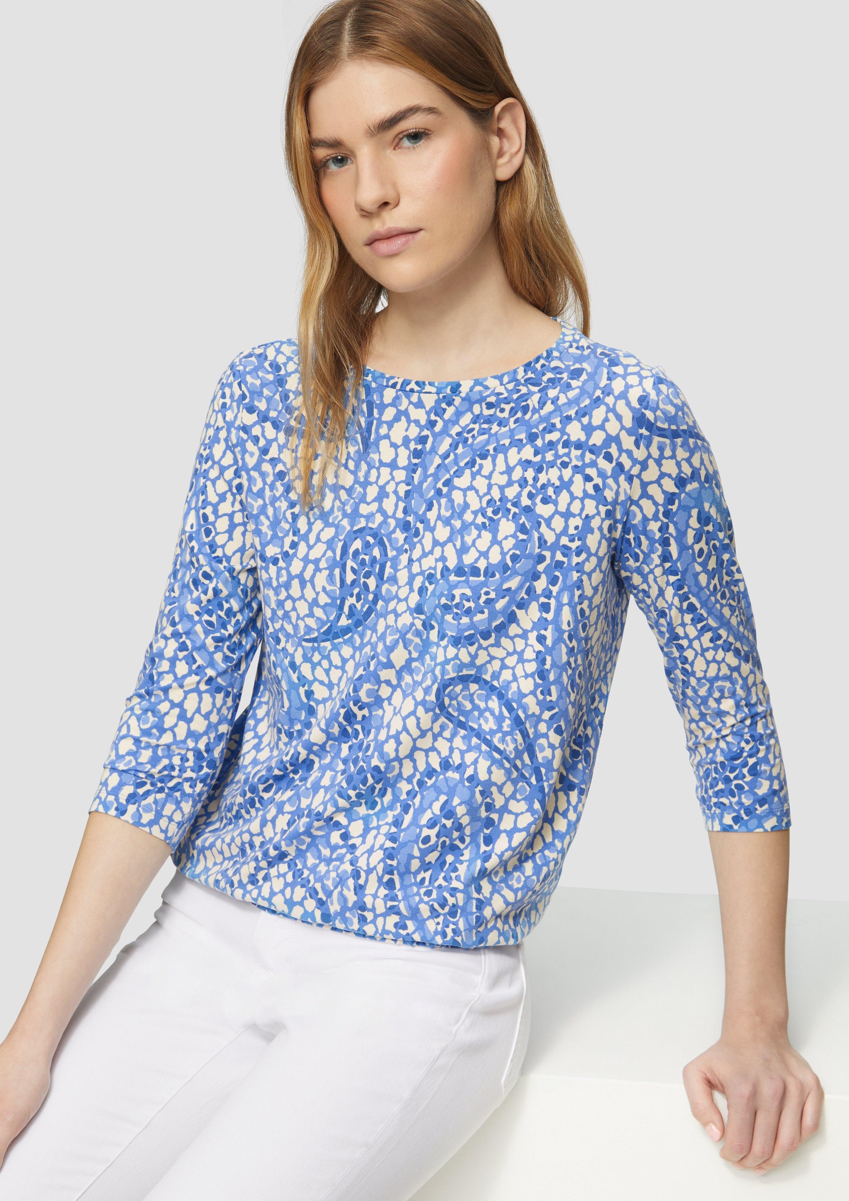 s.Oliver 3/4-Arm-Shirt Shirt aus Viskosestretch in günstig online kaufen
