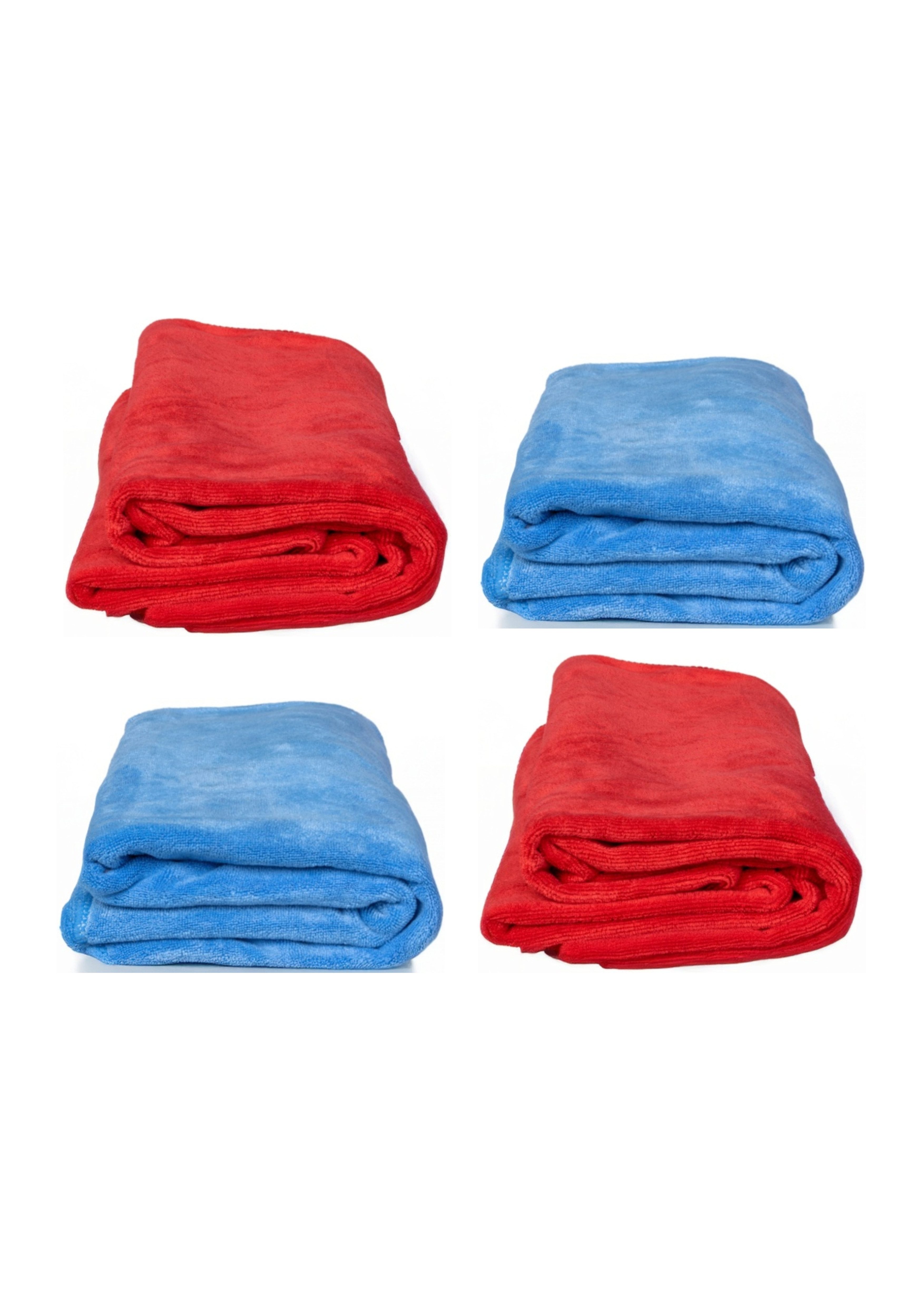 cosey Handtuch - Flauschiges Mikrofaser-Handtuch Set, Handtuch-Set 4 teilig