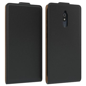 EAZY CASE Handyhülle Flipcase für Xiaomi Redmi 8a 6,22 Zoll, Tasche Klapphülle Handytasche zum Aufklappen Etui Kunstleder Schwarz