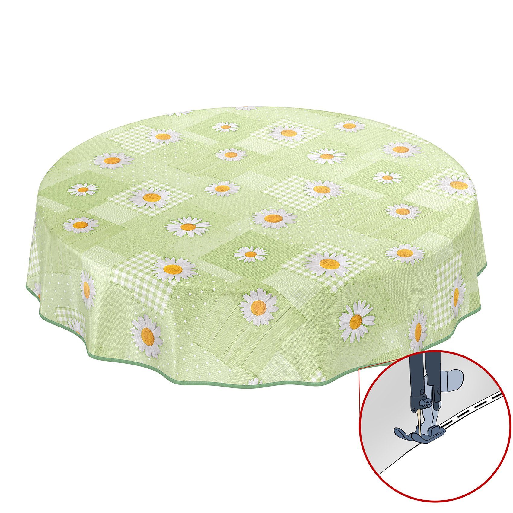 ANRO Tischdecke Wachstuchtischdecke Gartentischdecke Wachstischdecke (Einze günstig online kaufen