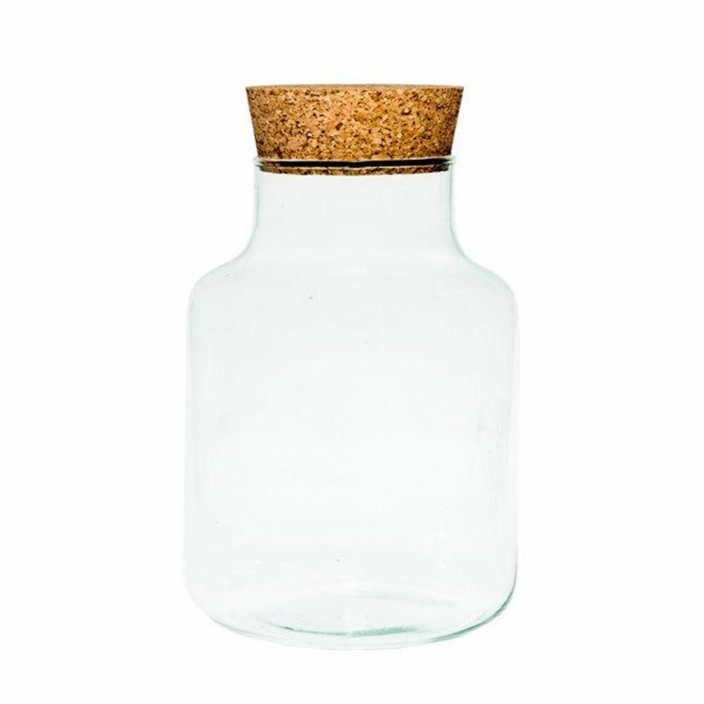 Ecoglassworks Dekovase Gigi mit Korken, 22 cm