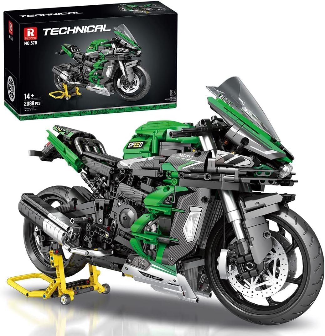 Reobrix Reobrix 570 Kawasaki - Technik Modell Konstruktionsspielsteine, (2088 St)