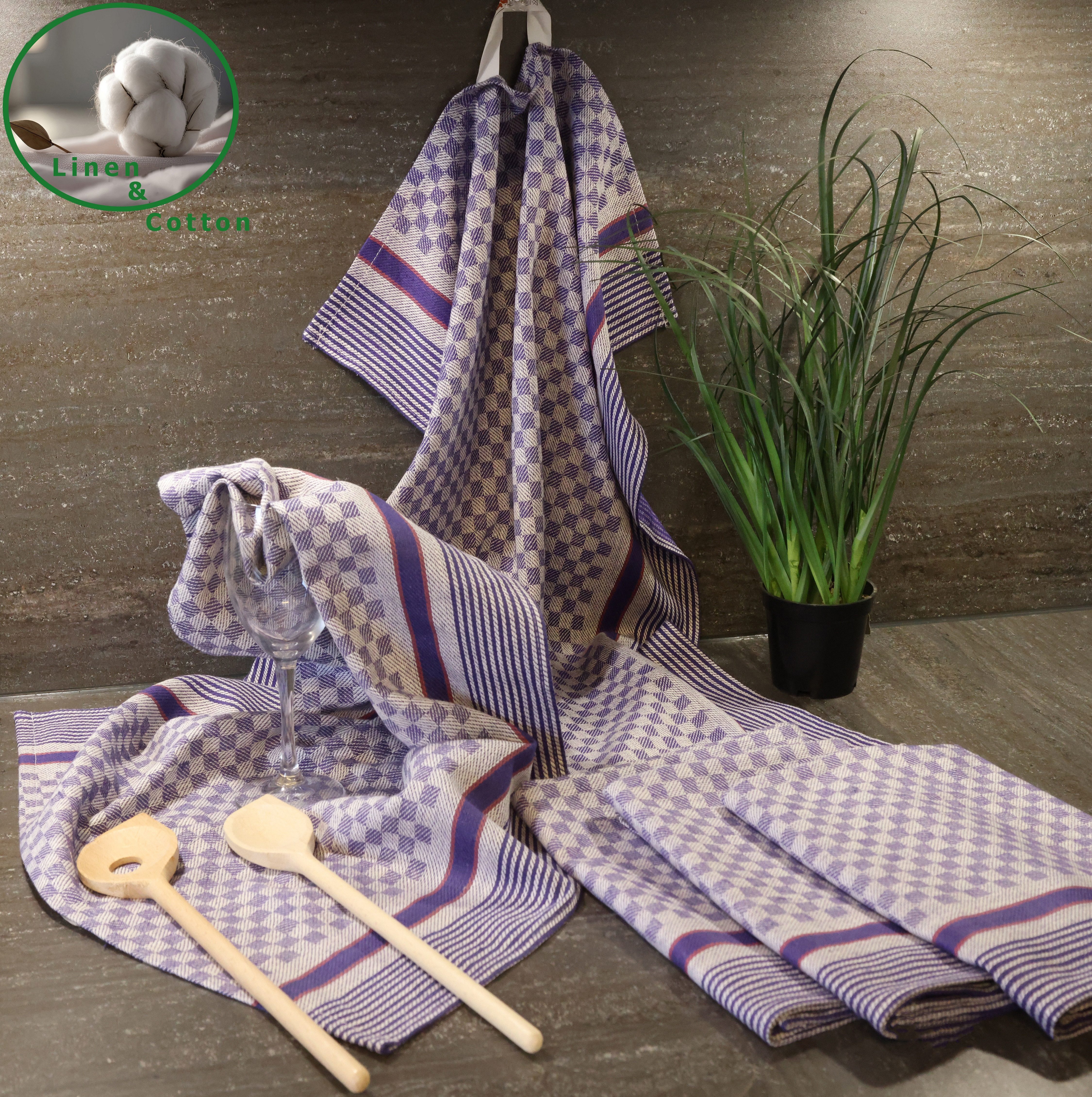 Betz Geschirrtuch Geschirrtücher Halbleinen Jacquard MCT-13 Größe 50 x 70 c günstig online kaufen