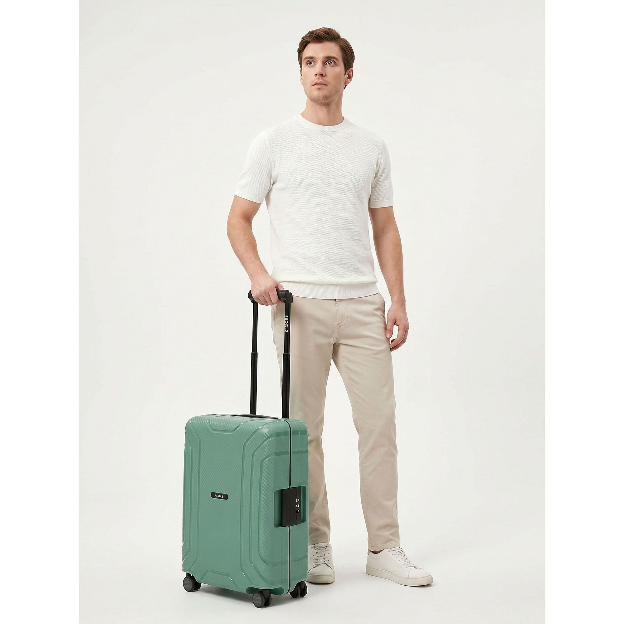 Redolz Handgepäck-Trolley Essentials 15, 4 Rollen, Polypropylen