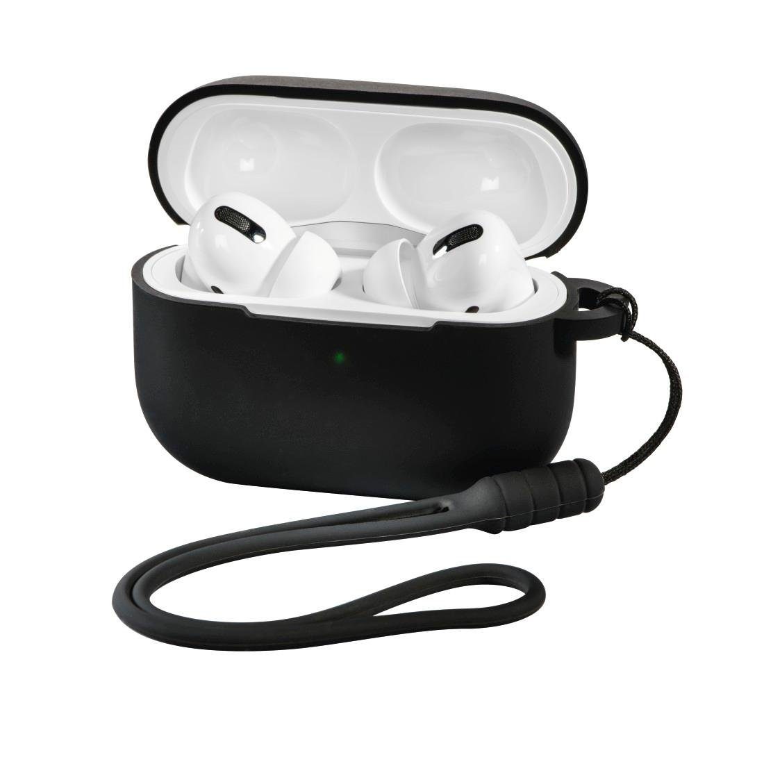 Hama Kopfhörer-Schutzhülle »Silikon Hülle für Apple AirPods Pro Ladecase,  mit Anhänger reißfeste Schutzhülle, weich« online kaufen | OTTO
