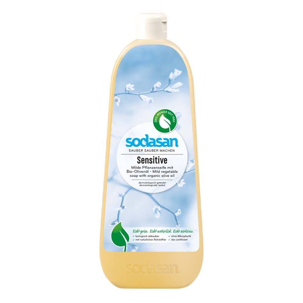 Sodasan Flüssigseife Liquid - Sensitive Seife 1L