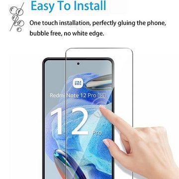 SmartUP 2X Schutzglas für Xiaomi Redmi Note 12 Pro 5G (Display + Kamera) 9H, Displayschutzglas