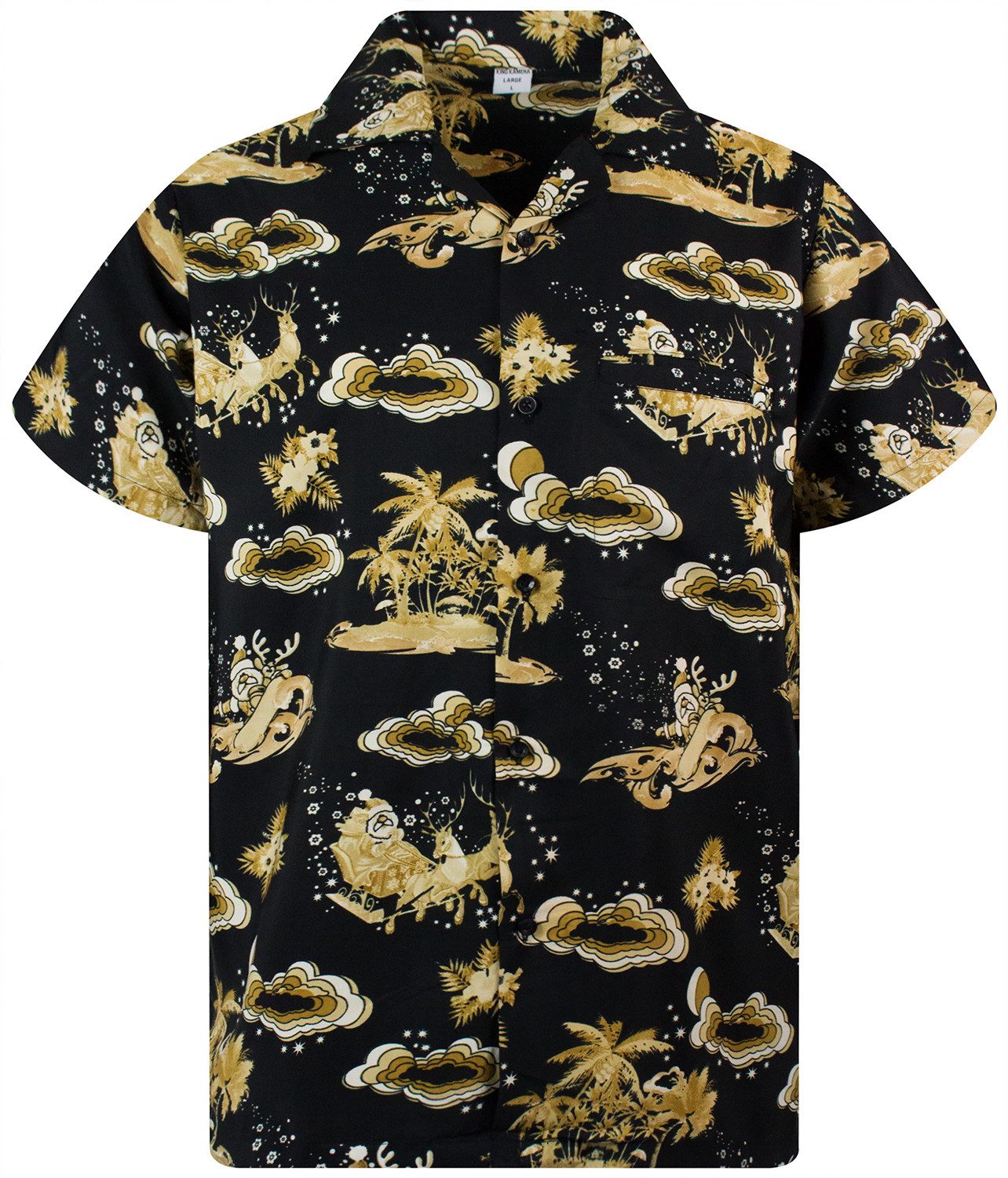 King Kameha Hawaiihemd Christmas Island Kurzarm günstig online kaufen