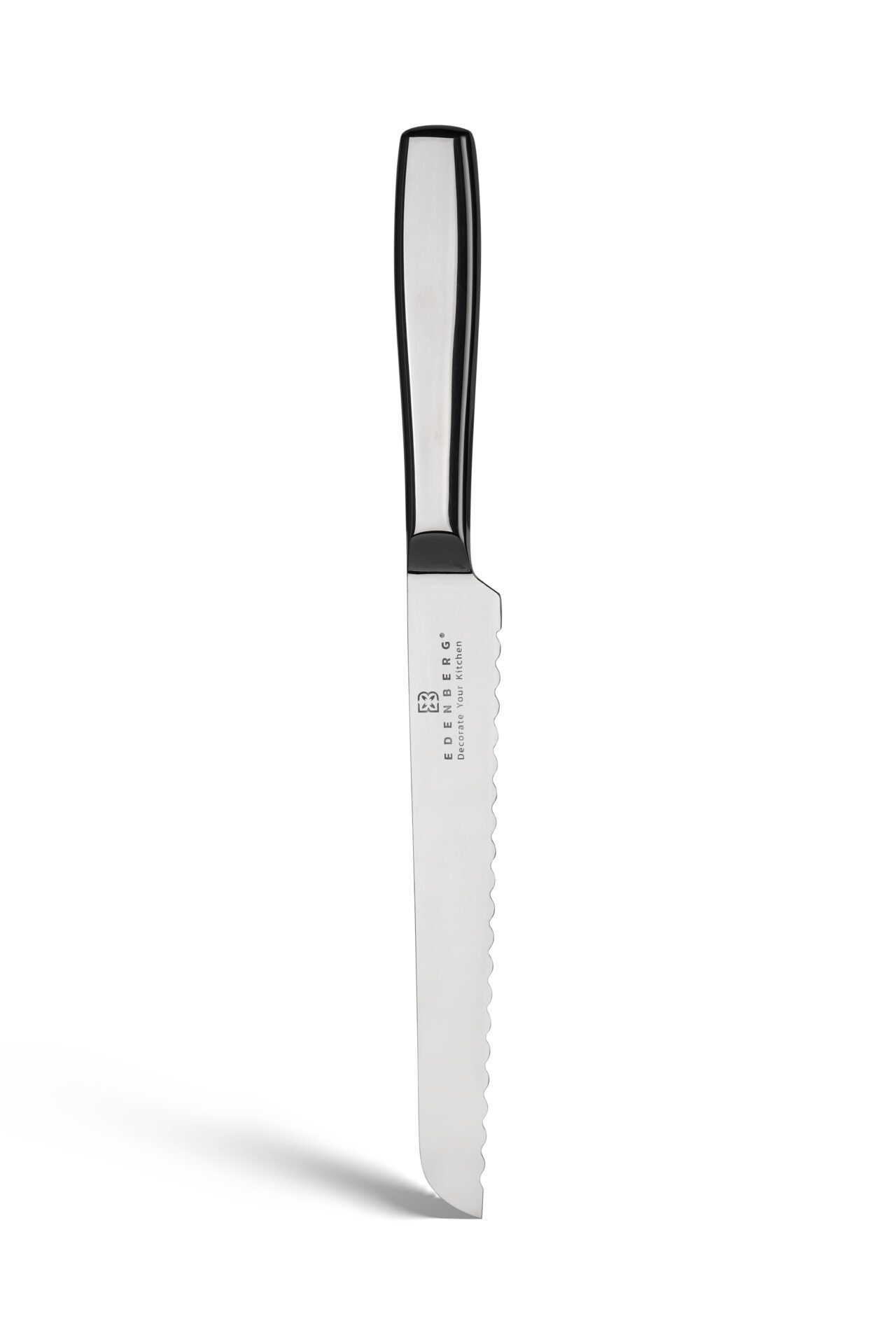 Edenberg Messer-Set 360° Küchenmesser Brotmesser Schneidmesser Messerschärfer Edelstahl (Dieses Messerset ist das perfekte Geschenk für jeden Anlass., 8-tlg)