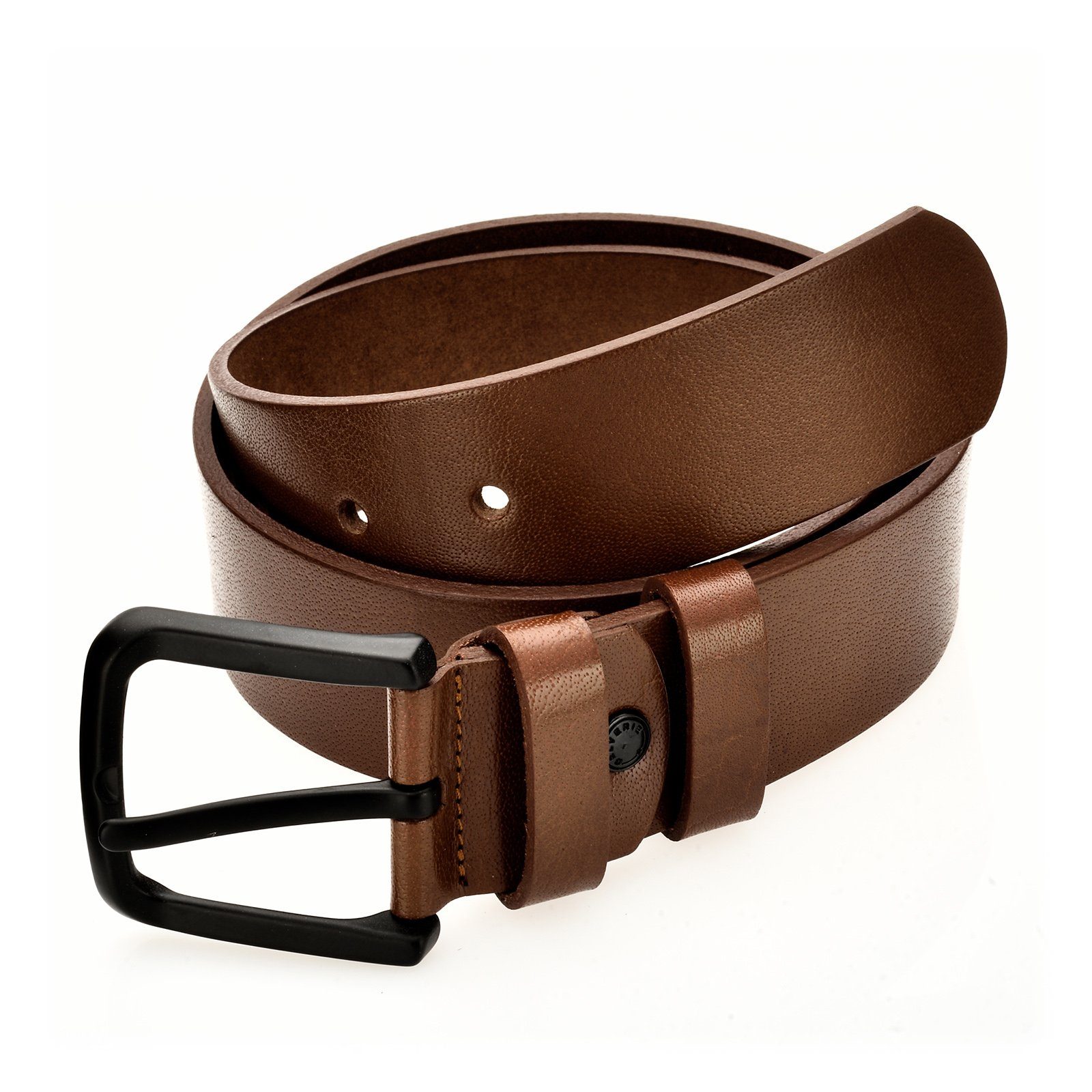 Gelverie Ledergürtel Herren Ledergürtel Braun GG-103 günstig online kaufen