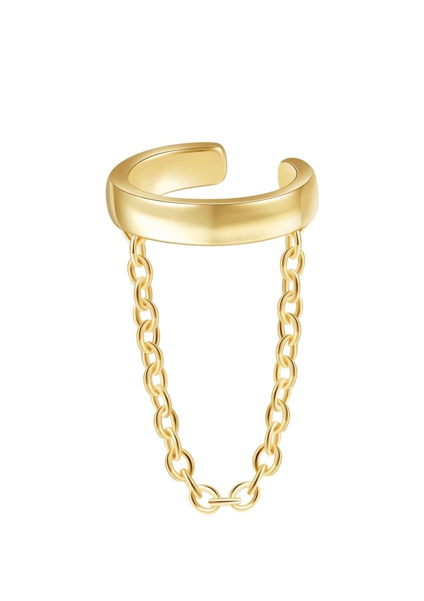 Hey Happiness Ohrklemme Ear Cuff Kette hängend, Ohrring Silber 925 Damen, O günstig online kaufen