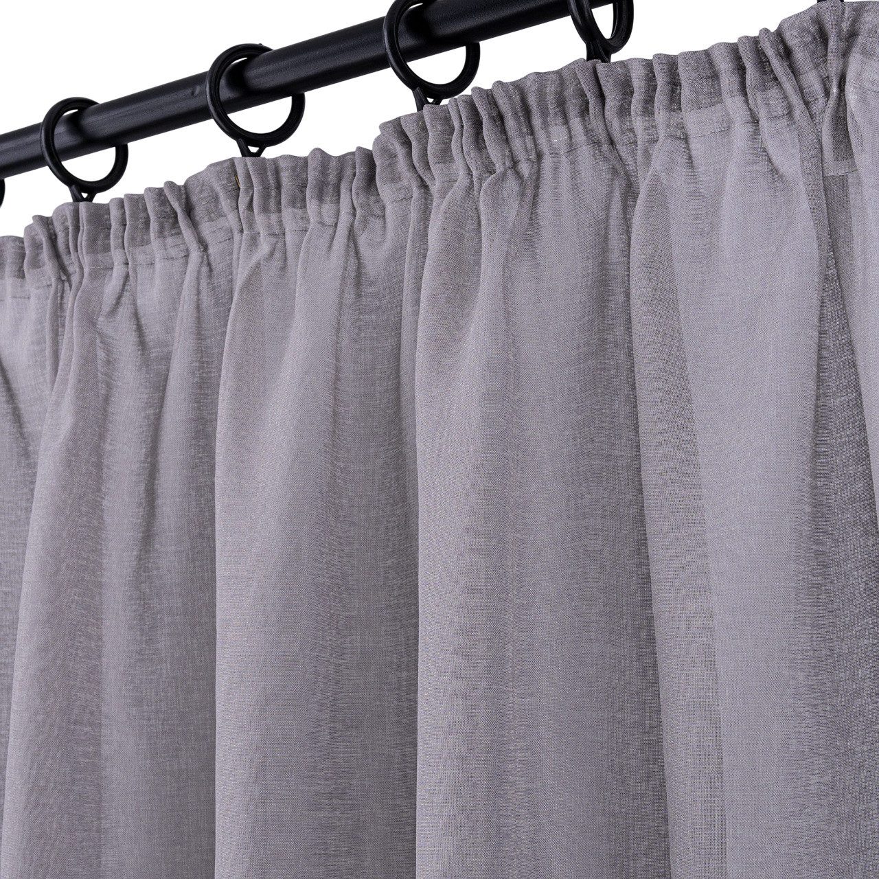 Brilliant Gardine / Transparent / Kräuselband / 140x245cm / #5040, Store günstig online kaufen