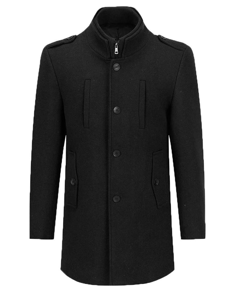 Allthemen Wollmantel Herren Kurzer Wintermantel mit günstig online kaufen