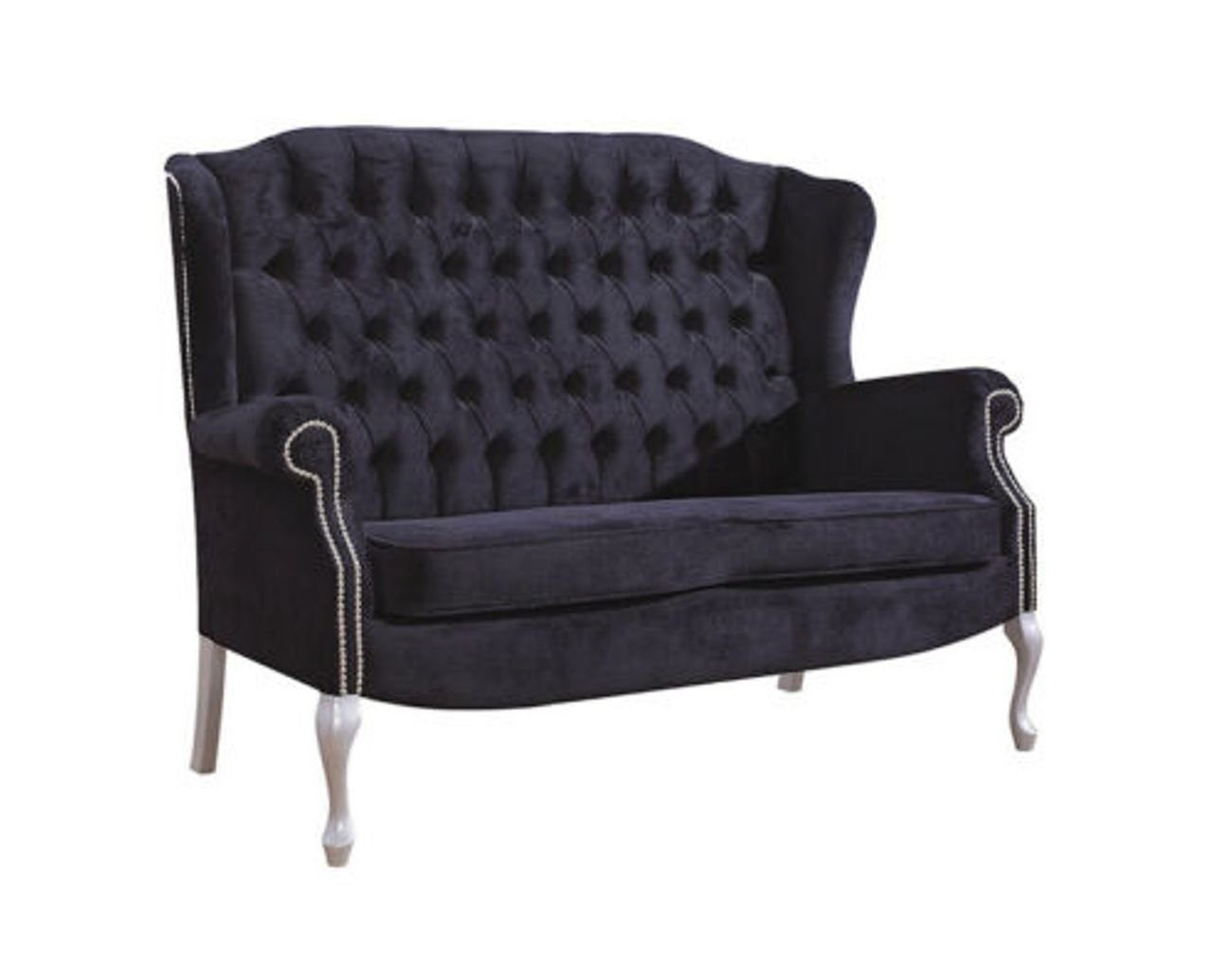 Klassische Chesterfield Sitzer Couch Chesterfield-Sofa, Zweisitzer Polster 2er JVmoebel Sofa