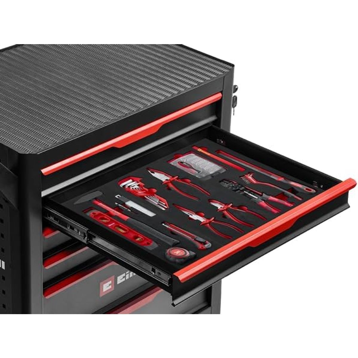 Einhell Werkzeugset Original Einhell 6-Pads Werkzeugset für Werkstattwagen – 299 Teile ink, (9-tlg), Original Einhell 6-Pads Werkzeugset für Werkstattwagen – 299 Teile ink