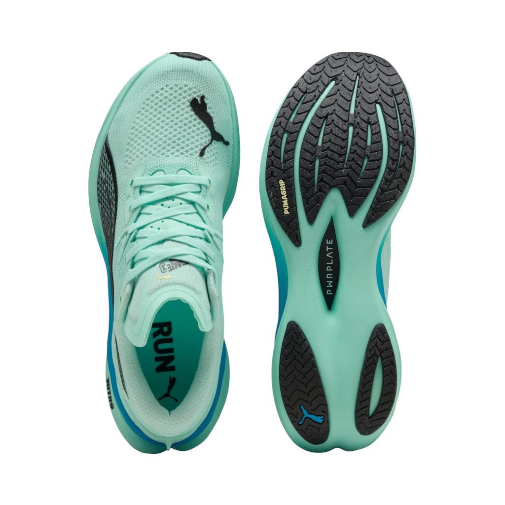 PUMA Deviate Nitro 3 (Dämpfung) mint/blau Herren Laufschuh