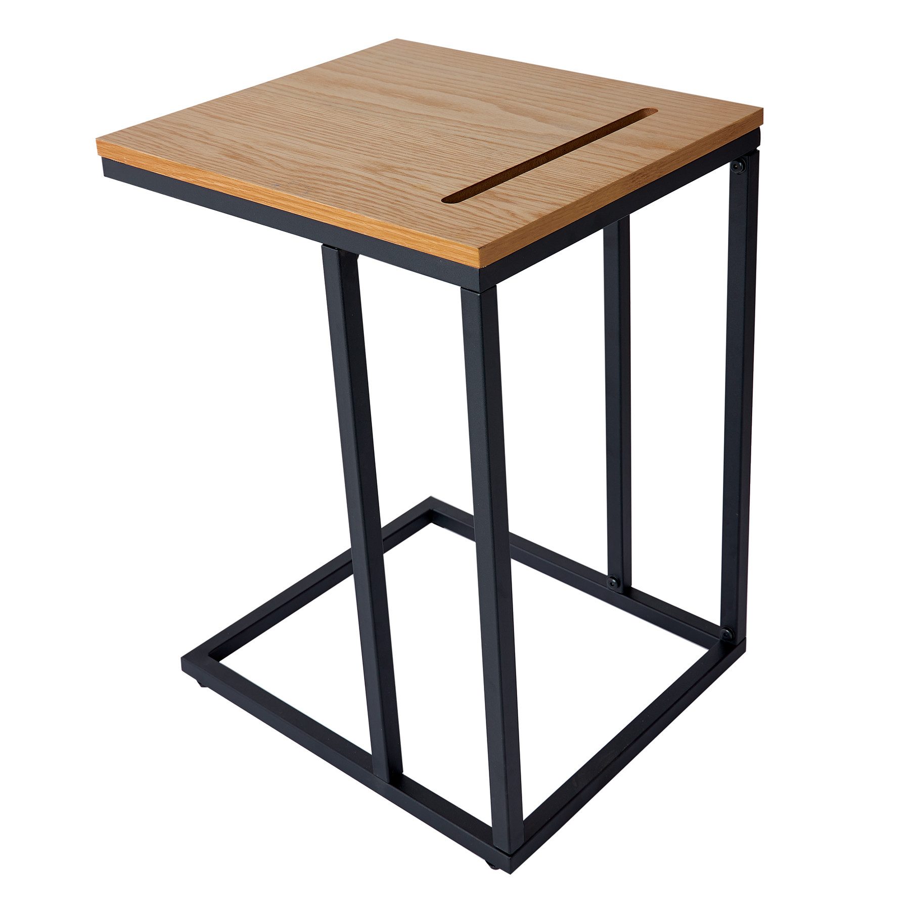 riess-ambiente Beistelltisch SCANDINAVIA 43cm natur / schwarz, Eichen-Desig günstig online kaufen