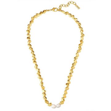 Yokoamii Collier gelbgold, mit Perle