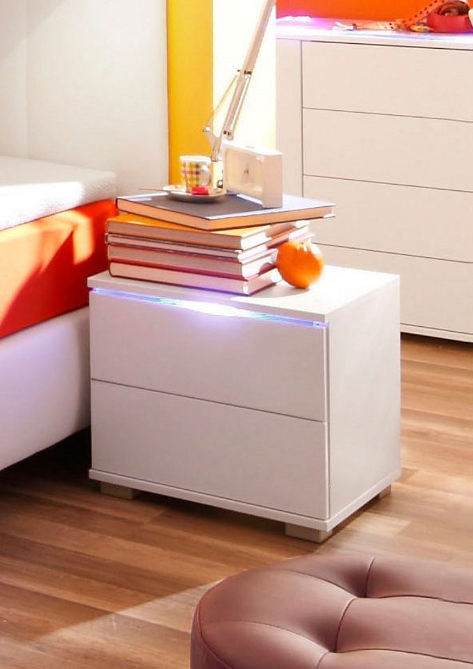 Nachttisch, Moderne Nachttisch mit LED-Beleuchtung online ...