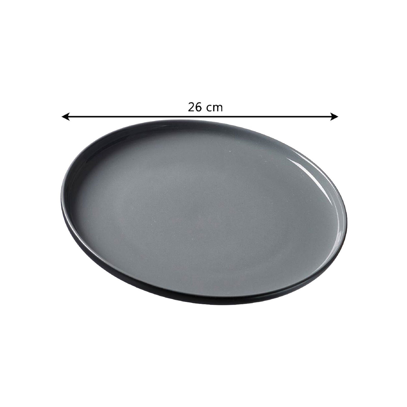 Ritzenhoff & Breker Speiseteller Jasper Speiseteller ø 26.0 cm 4er Set, (4 St)
