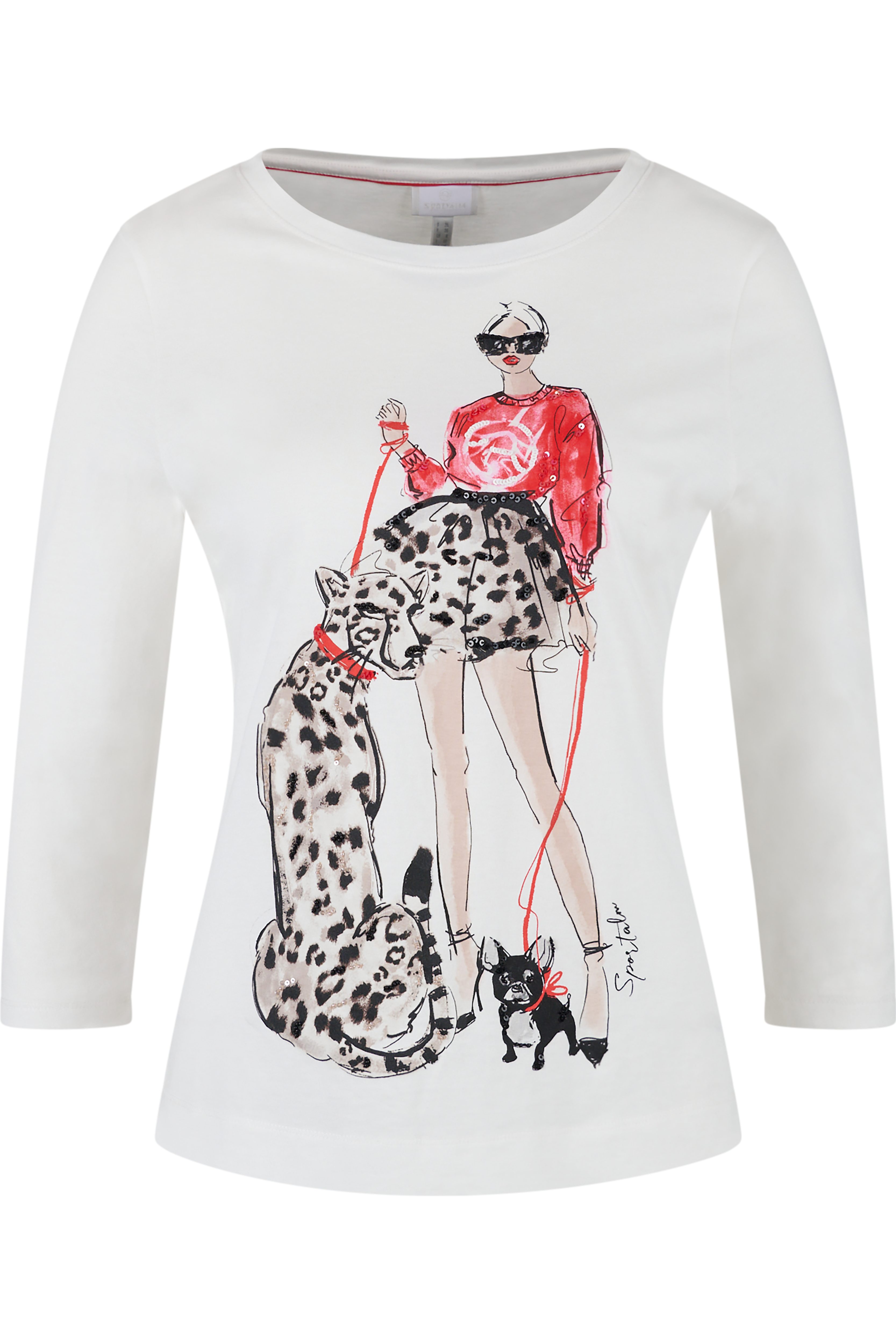 Sportalm Kitzbühel Rundhalsshirt mit Frontprint