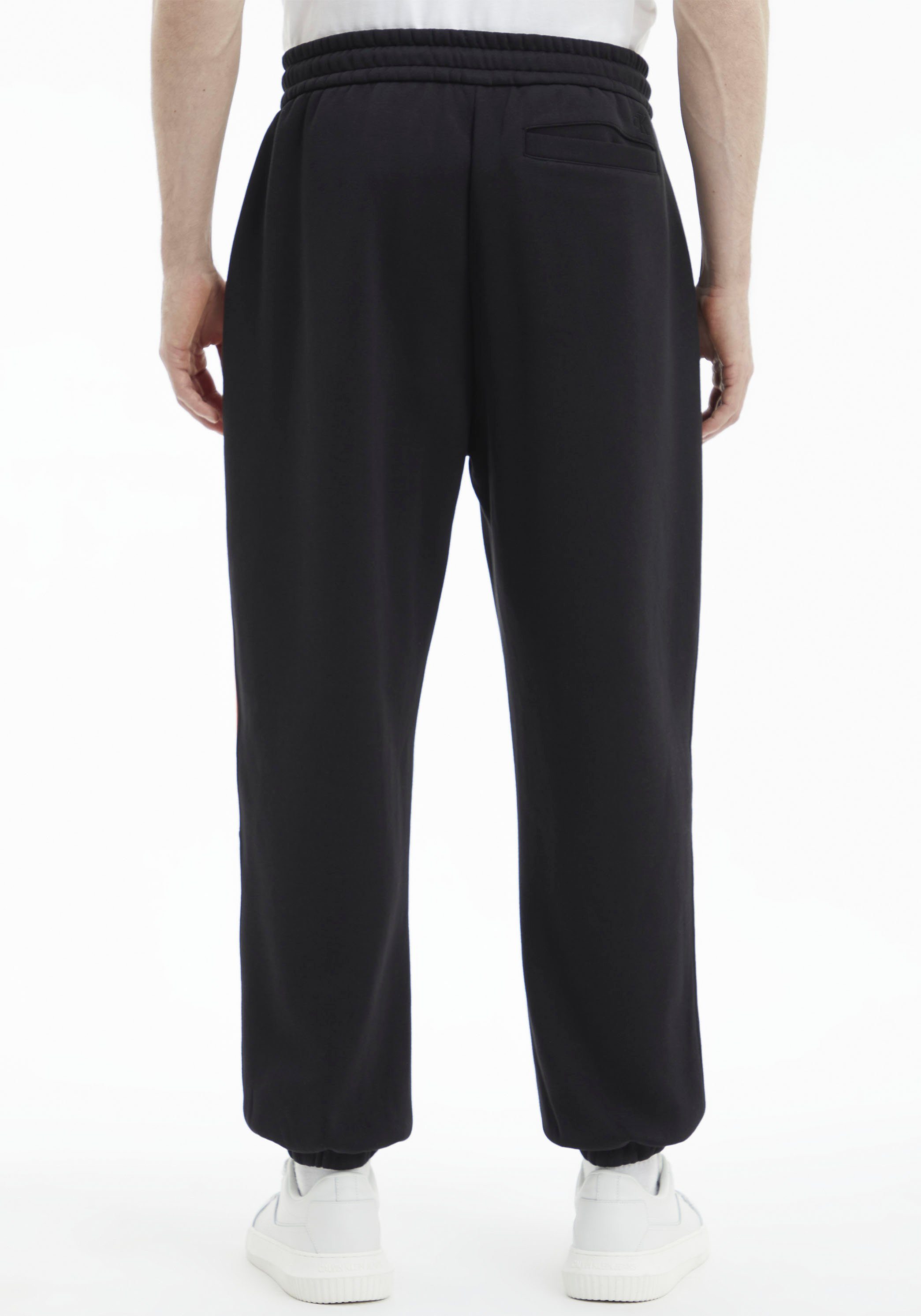 Calvin Klein Jeans Coral COLORBLOCK / Orange STACKED Ck HWK Sweathose (Packung) Black PANT