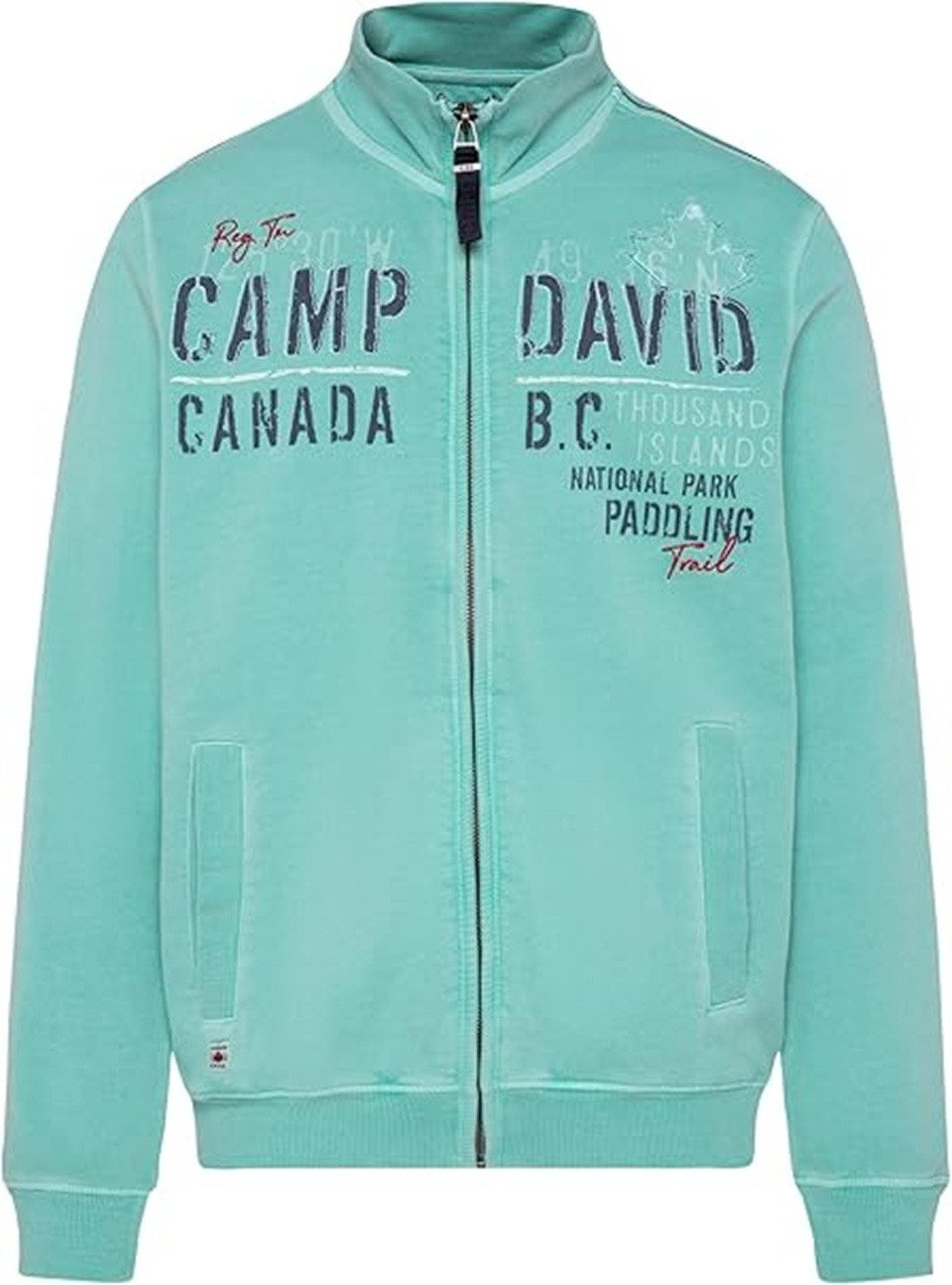 CAMP DAVID Sweatjacke mit Logo-Applikationen günstig online kaufen