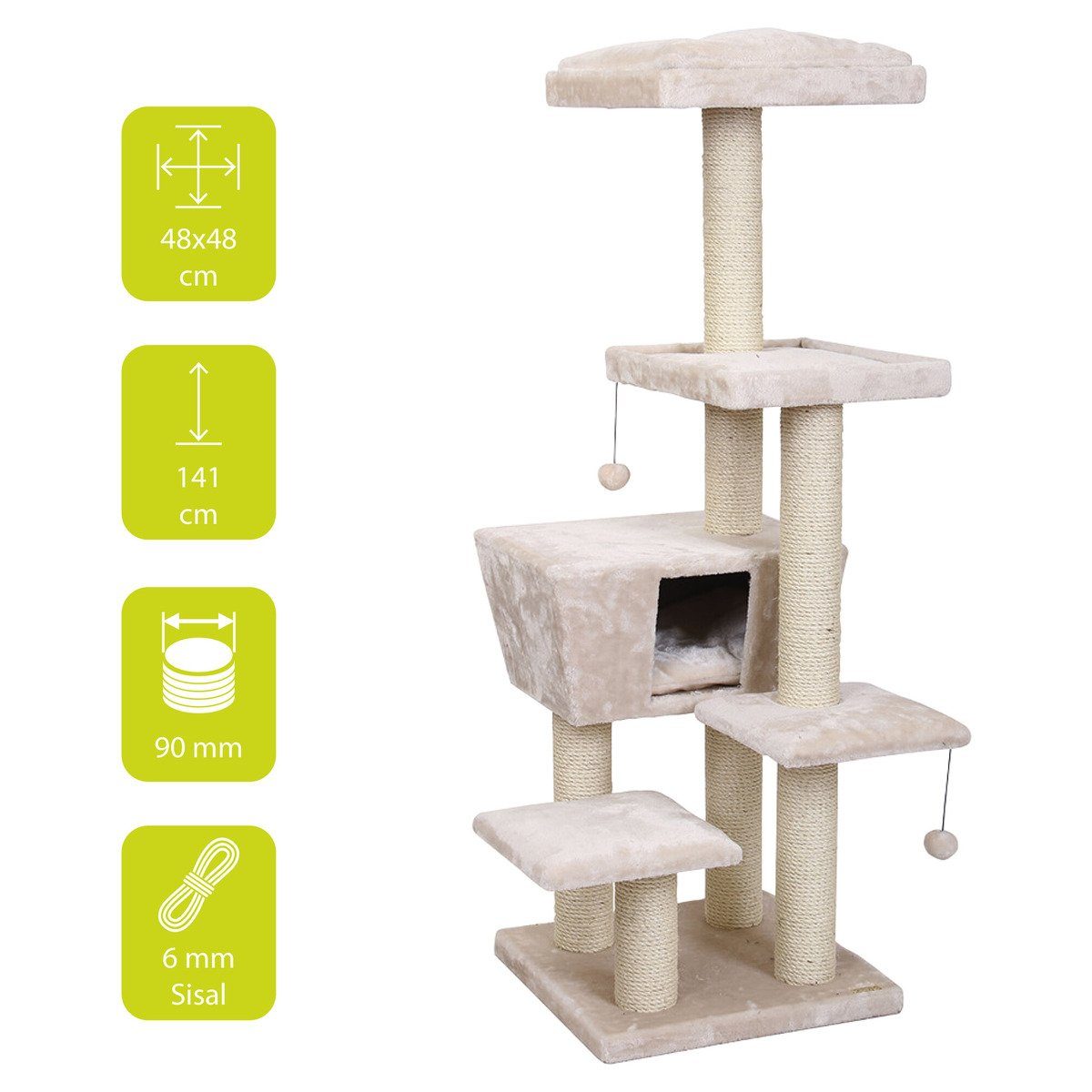 Europet-Bernina Kratzbaum Kratzbaum Trend North Dakota creme
