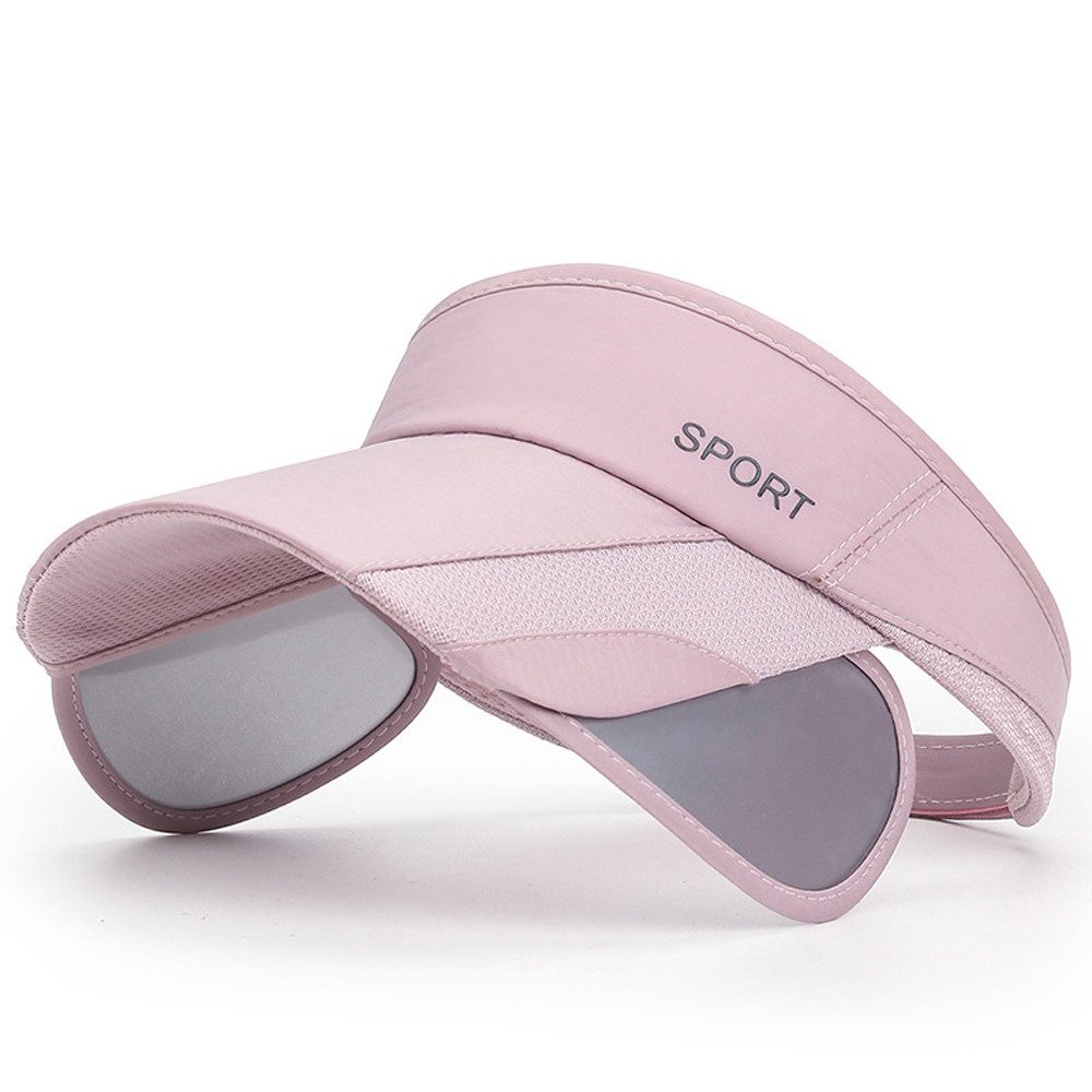 Zaewry Sonnenhut Sommer-Sonnenhut – Verstellbare Golfkappe für Damen mit einziehbarem Schirm, UV-Schutz, Strand-/Tennis-Sporthut