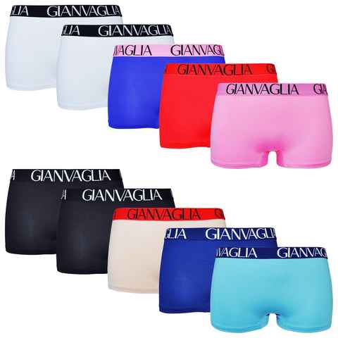 TEXEMP Panty 5er - 10er Pack Damen Panty Panties Baumwolle Boxershorts Hotpant (Packung, 5-St) Langlebig & Robust