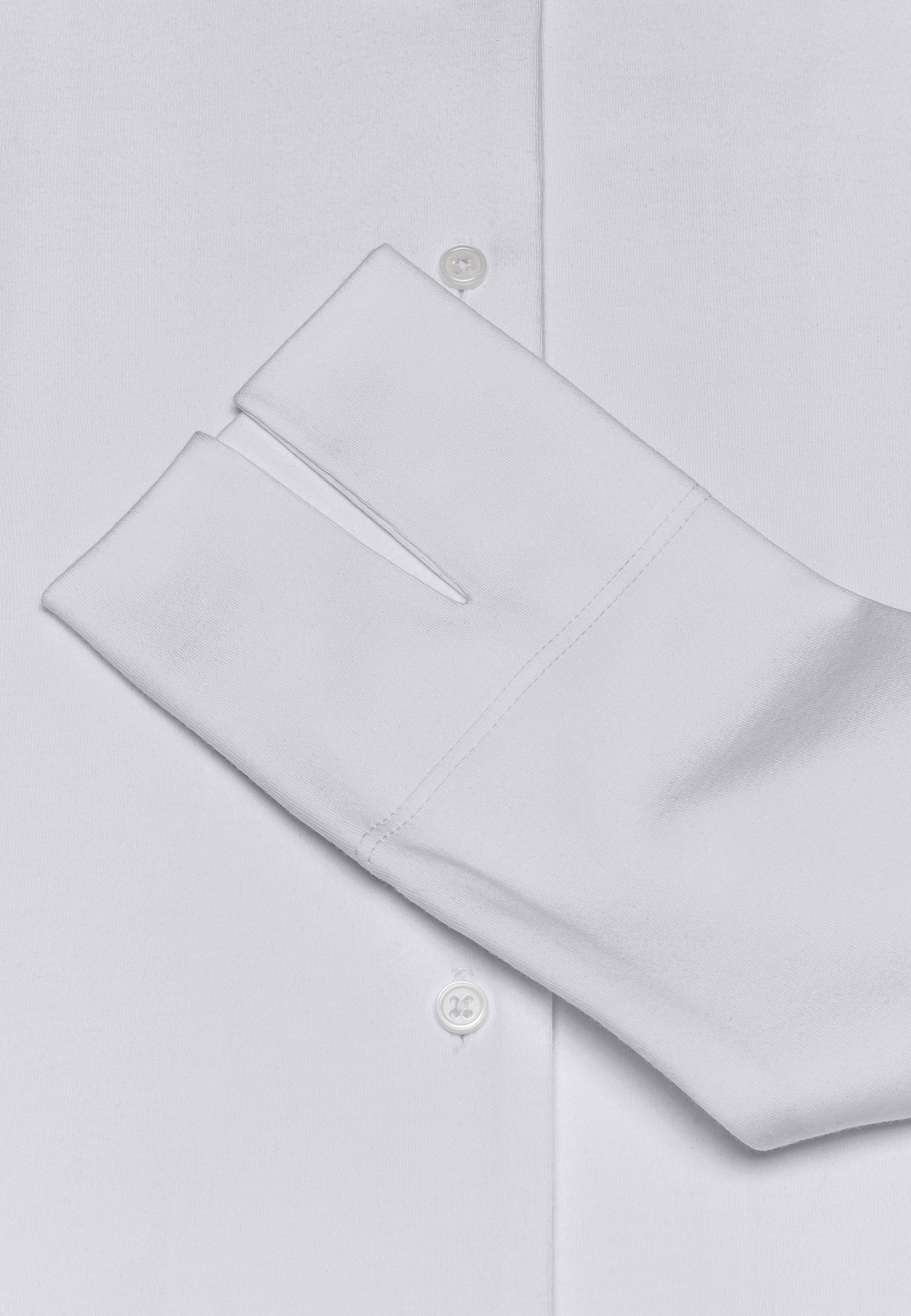 Vincenzo Boretti Klassische Bluse leicht tailliert Jersey Kelchkragen günstig online kaufen