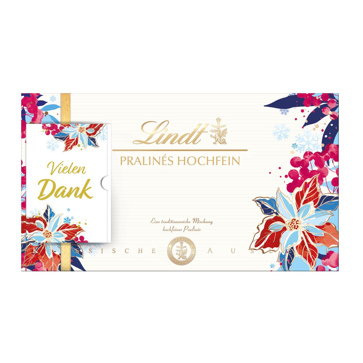LINDT Schokolade, Lindt Pralines Hochfein Winter Design Edition Packung 350g