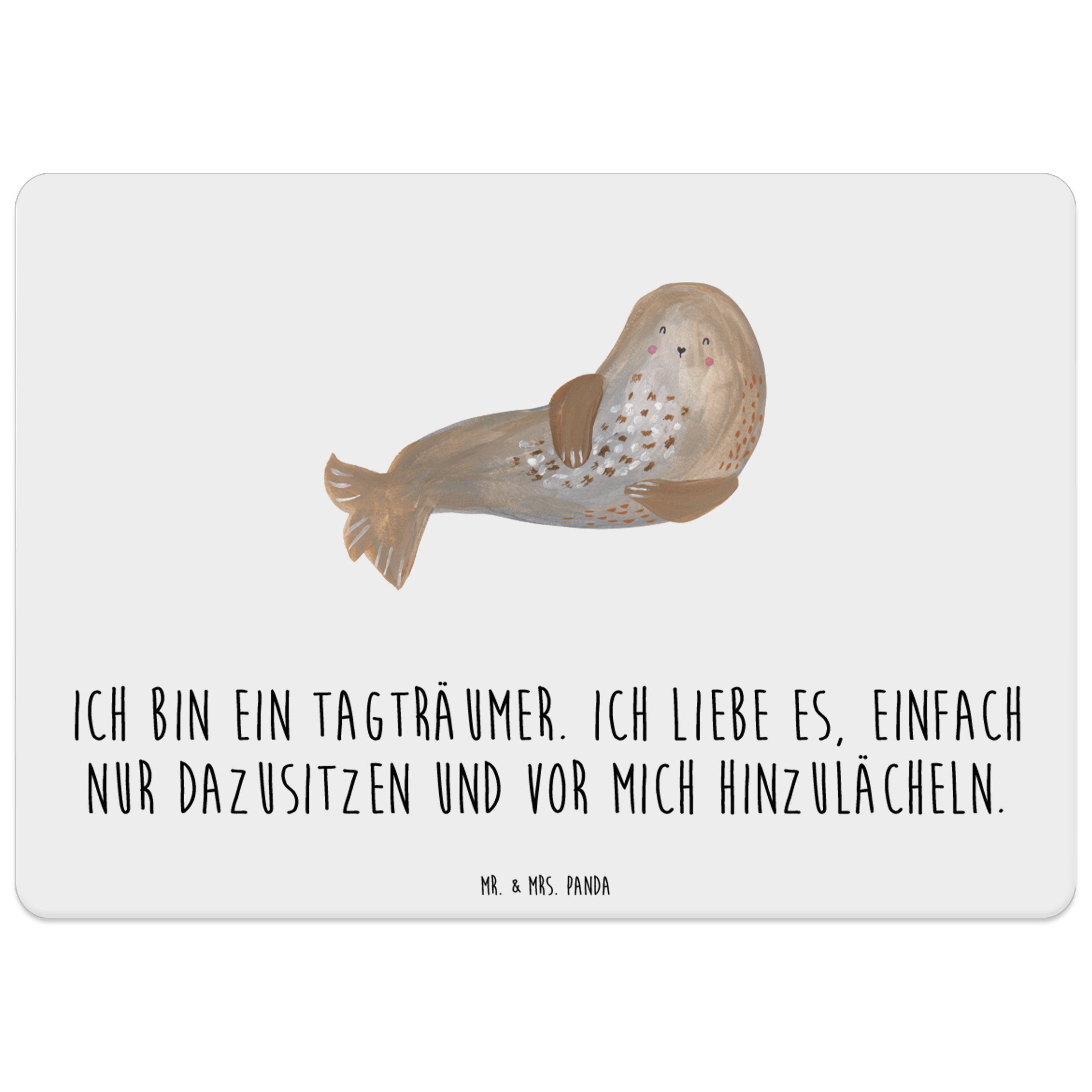ᐅ Platzset, Robbe Lachen Weiß Geschenk, lustige Sprüche, Meerestier