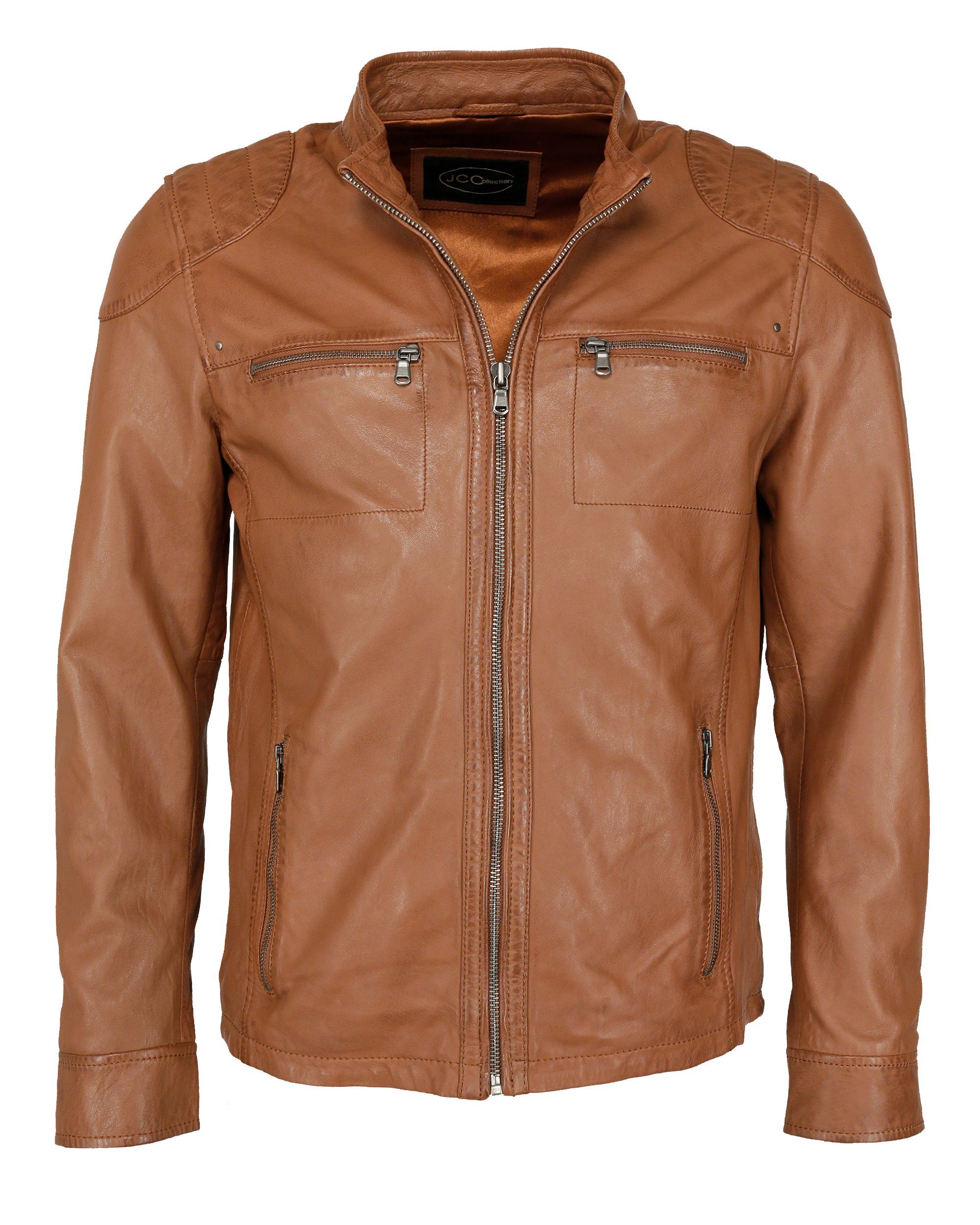 JCC Bikerjacke 31020219Ecom cognac | Übergangsjacken